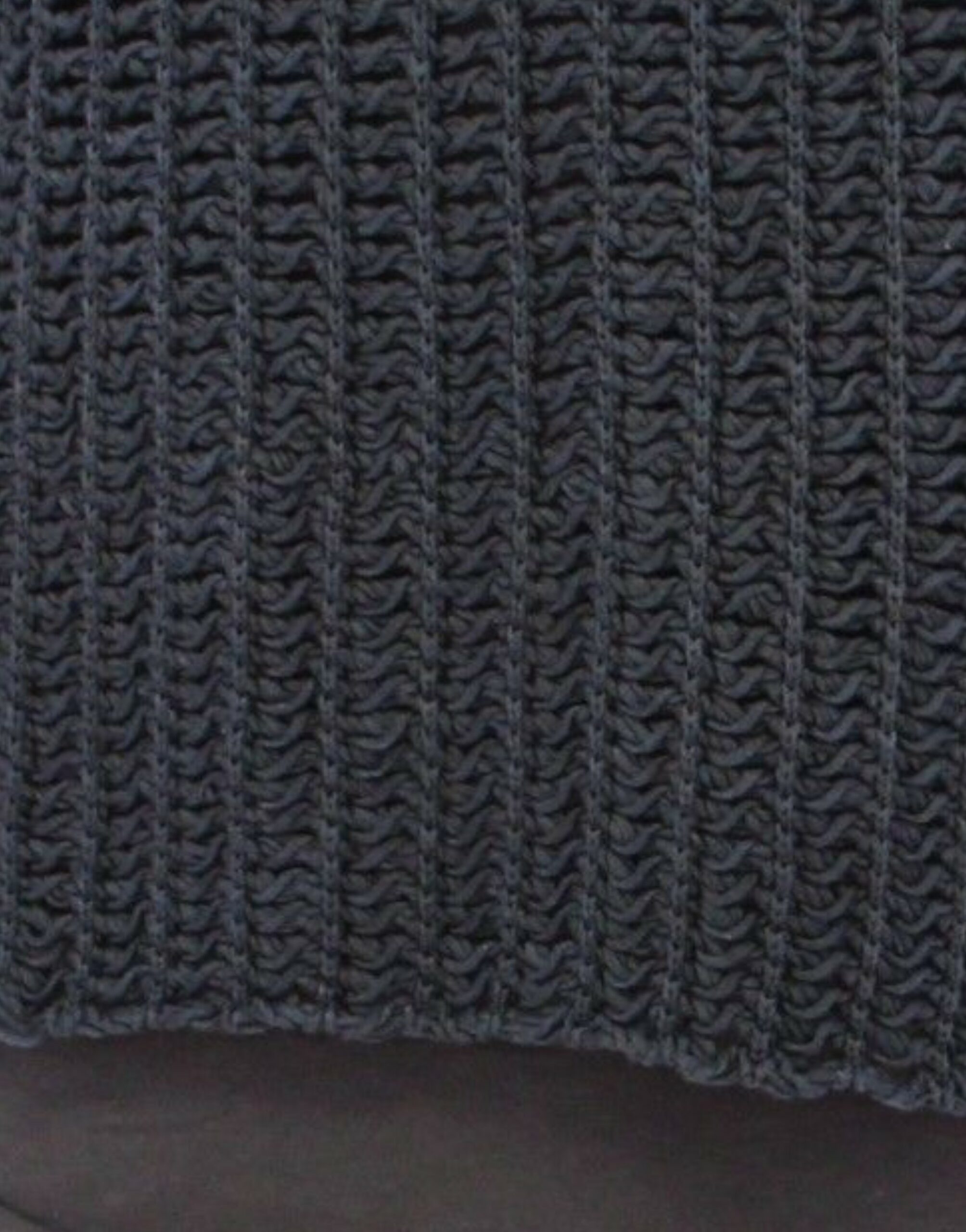 Elegant Blue and Black Layered Sweater
