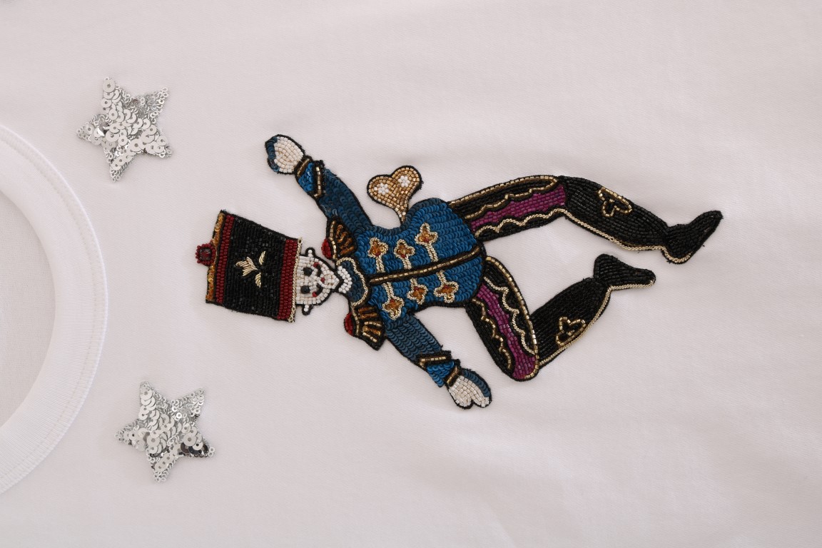 Sequined Fairy Tale Cotton T-Shirt