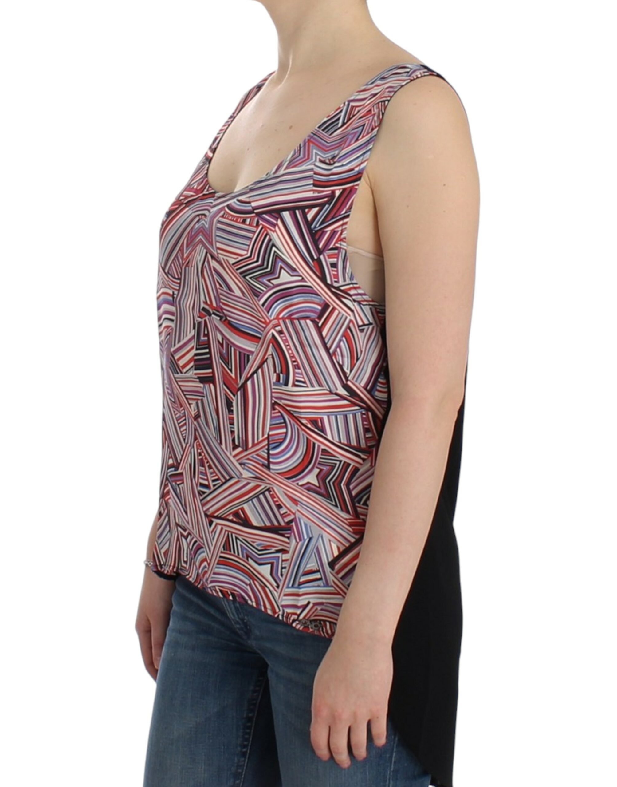 Chic Multicolor Sleeveless Top hover