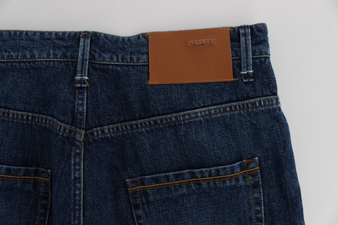 Chic Baggy Loose Fit Blue Jeans for Men
