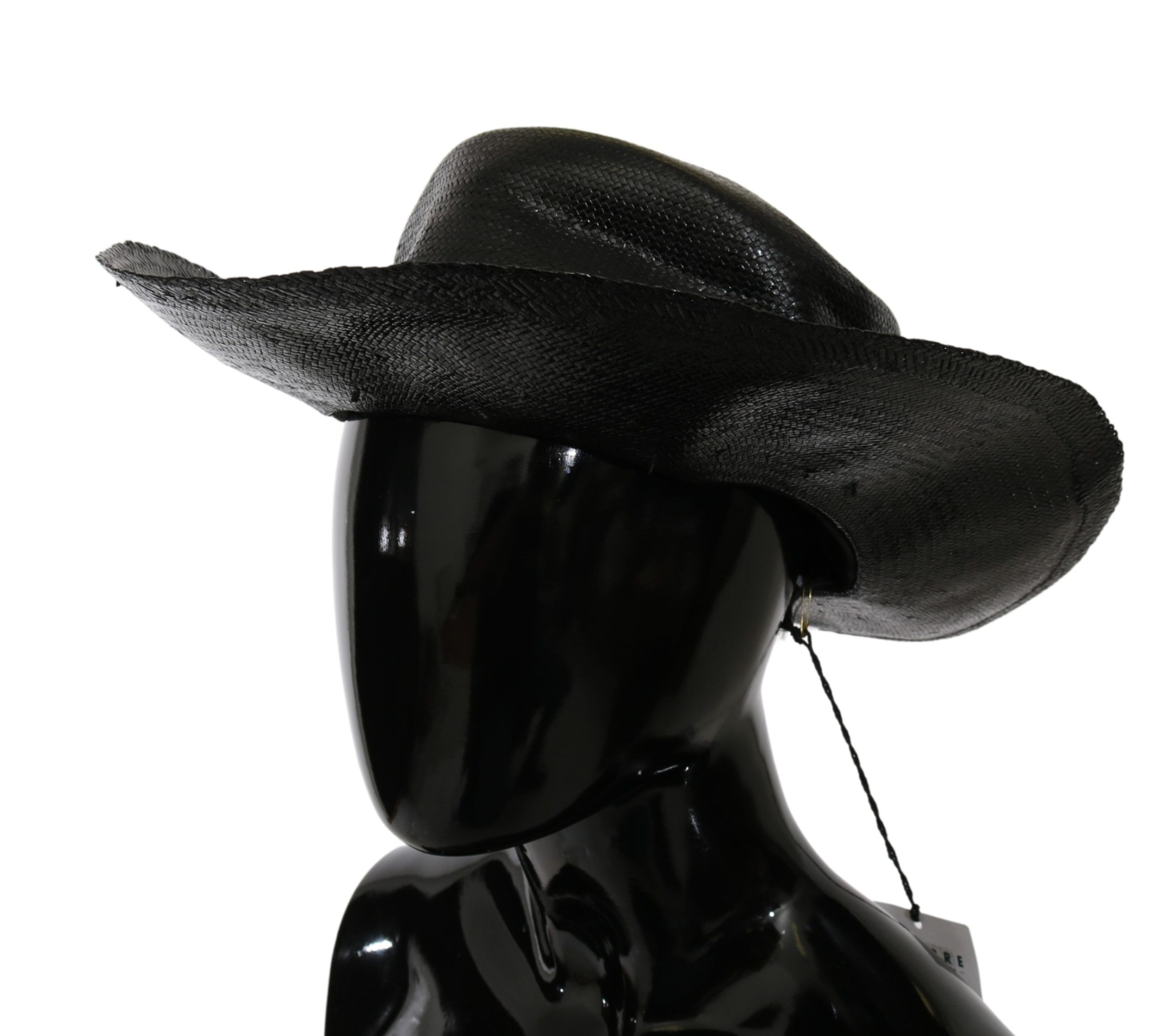 Chic Black Floppy Hat - Timeless Elegance hover