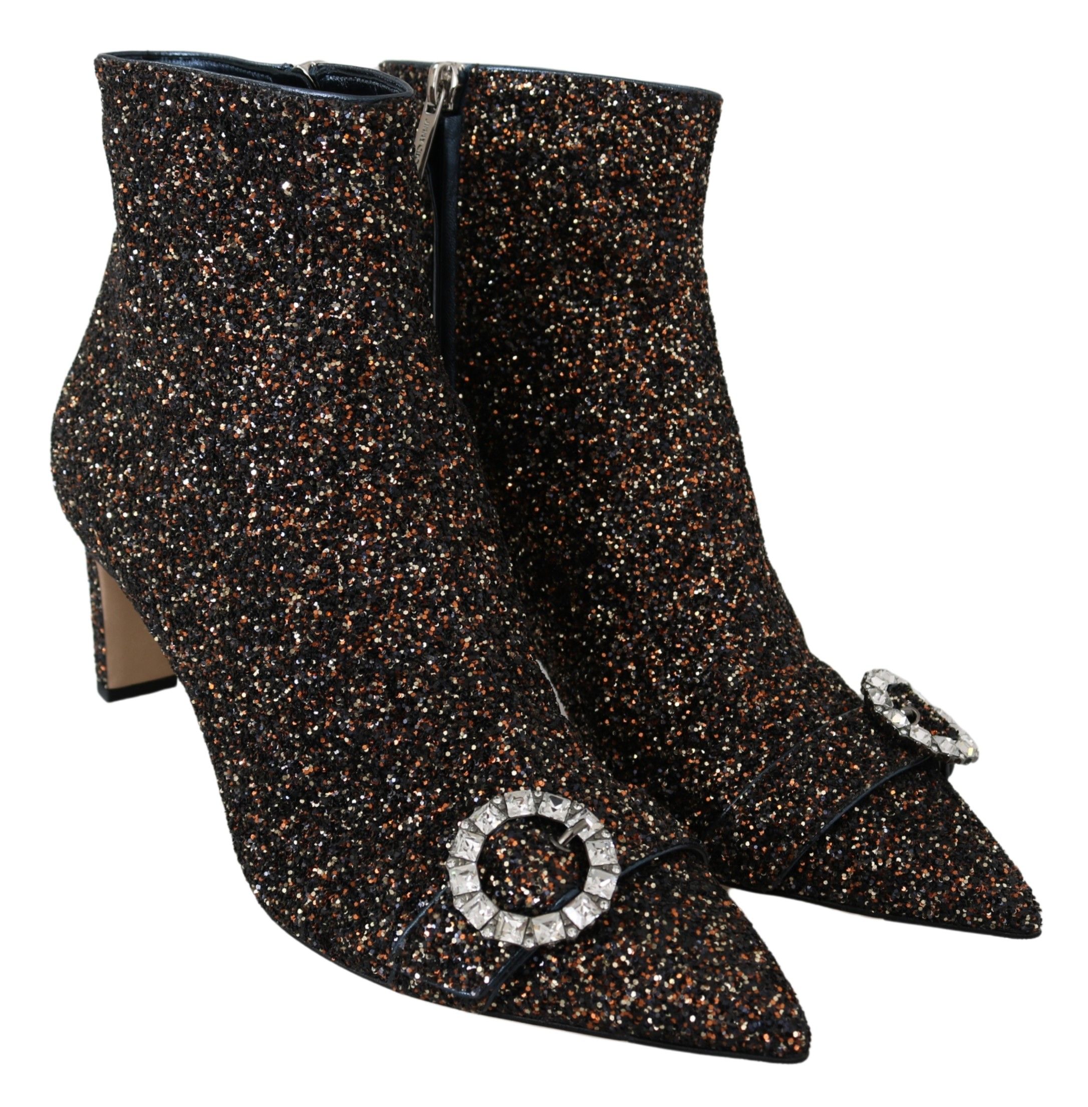 Amethyst Mix Hanover Heeled Glitter Boots hover