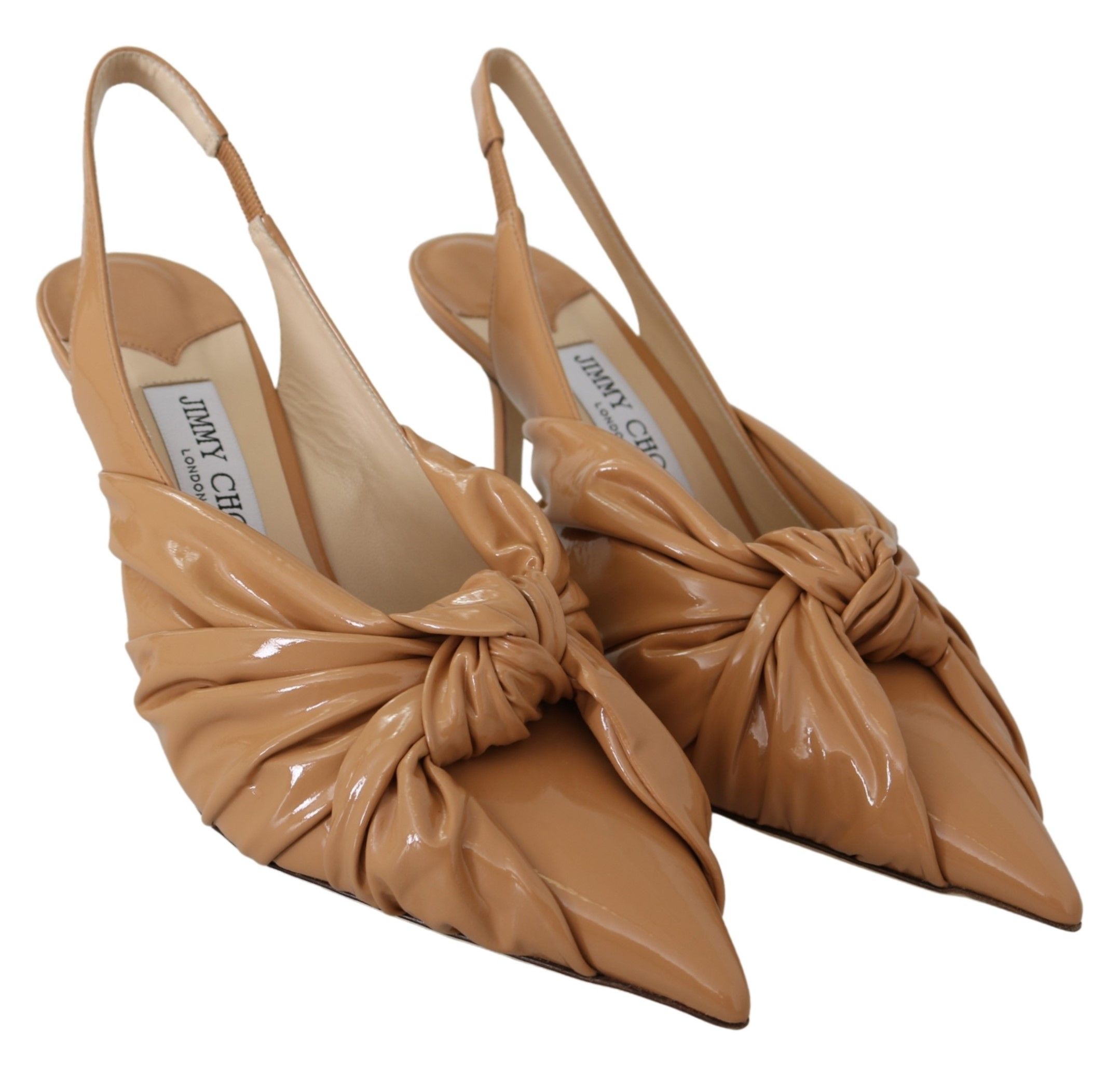 Elegant Pointed Toe Leather Pumps hover
