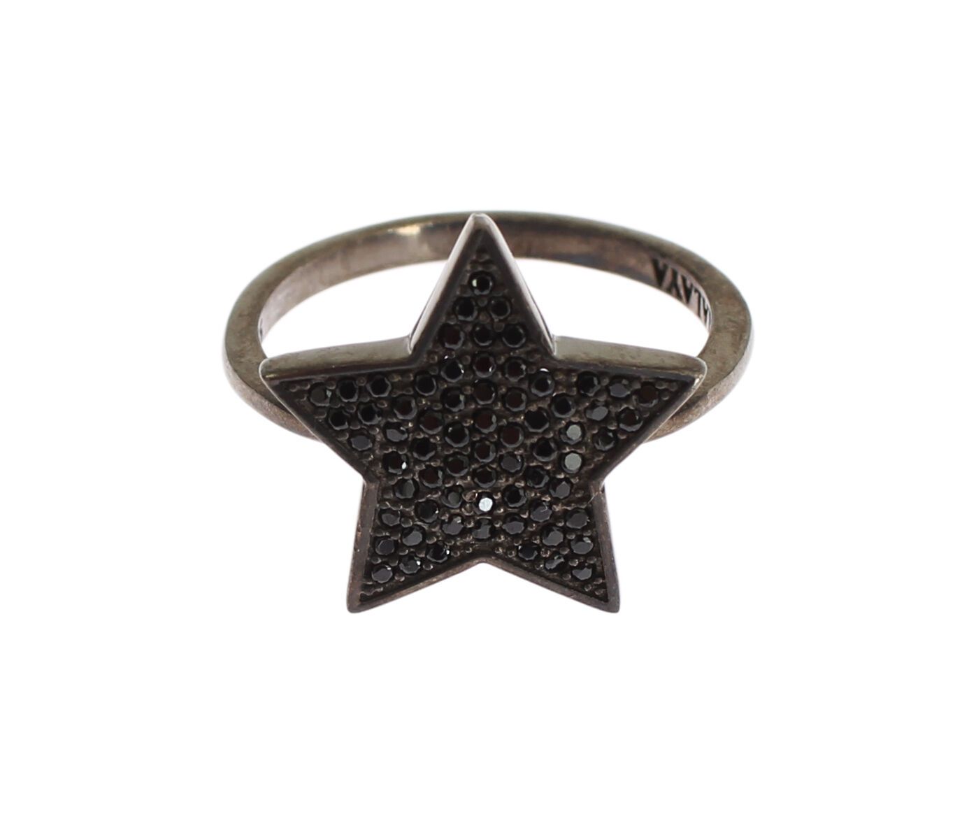 Exquisite Sterling Silver CZ Crystal Ring hover