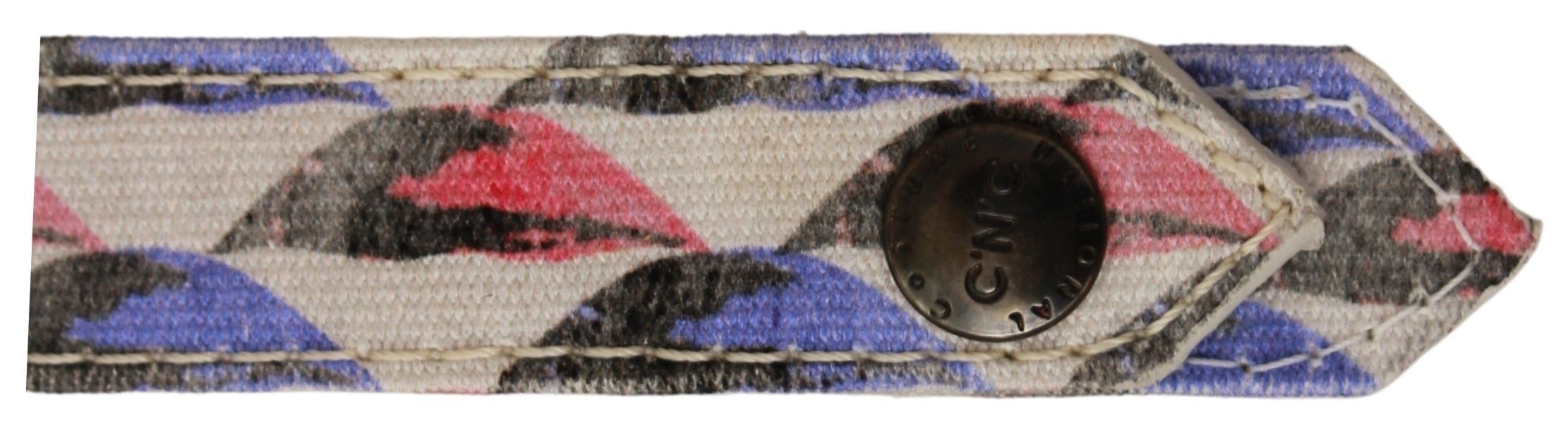 Chic Tri-Color Keychain Accessory hover