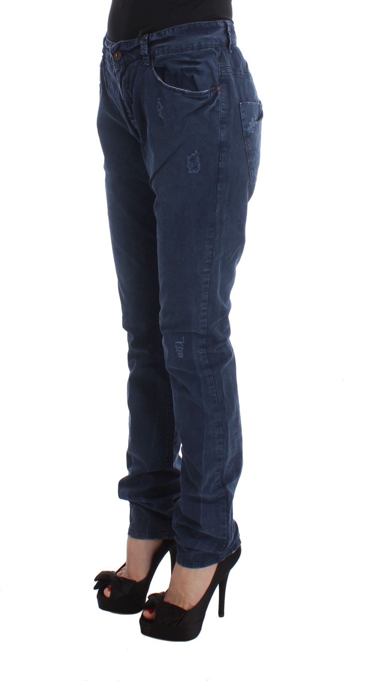 Chic Regular Fit Blue Denim Jeans hover