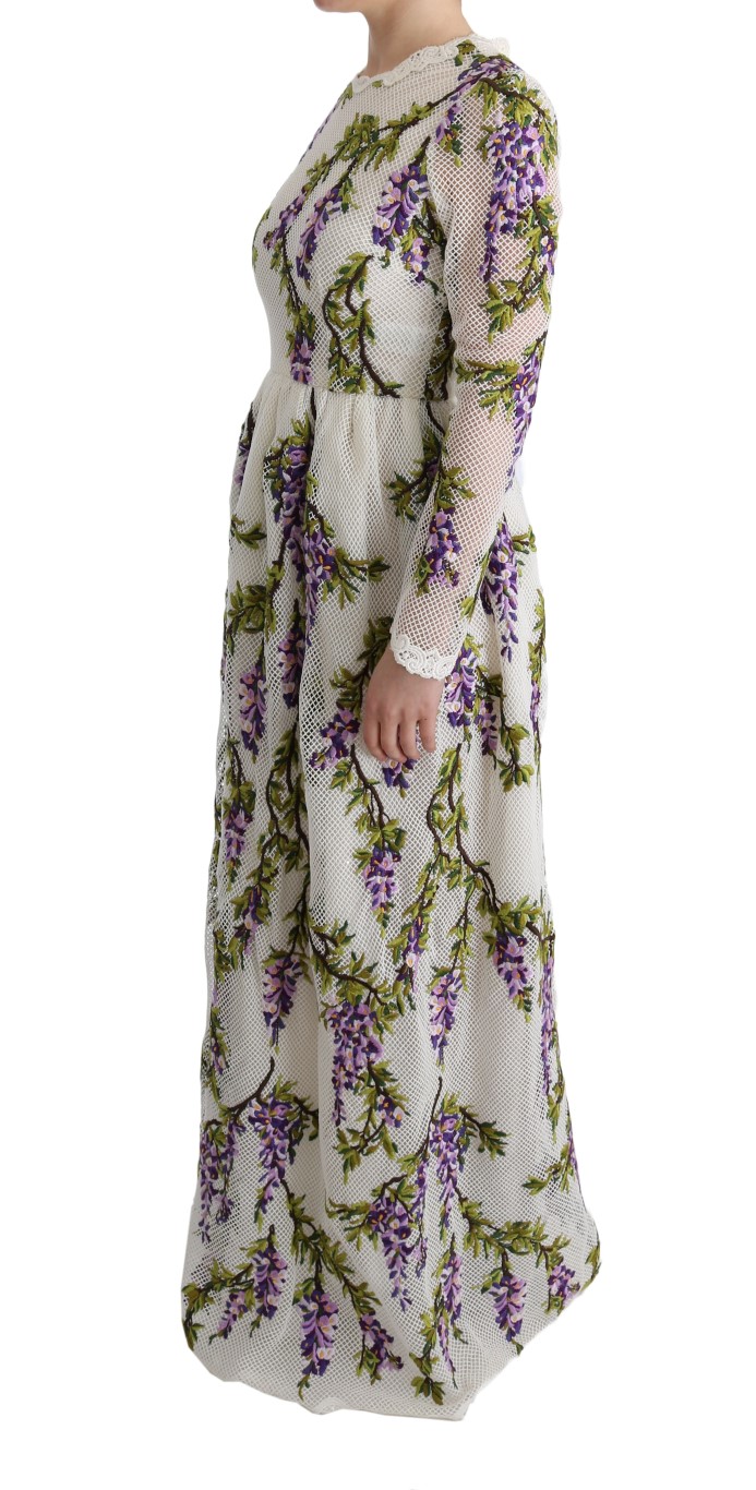 Elegant Maxi A-line Long Sleeve Dress hover