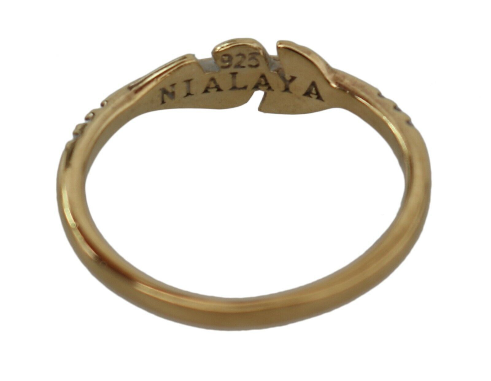 Elegant Gold CZ Crystal Women's Ring hover