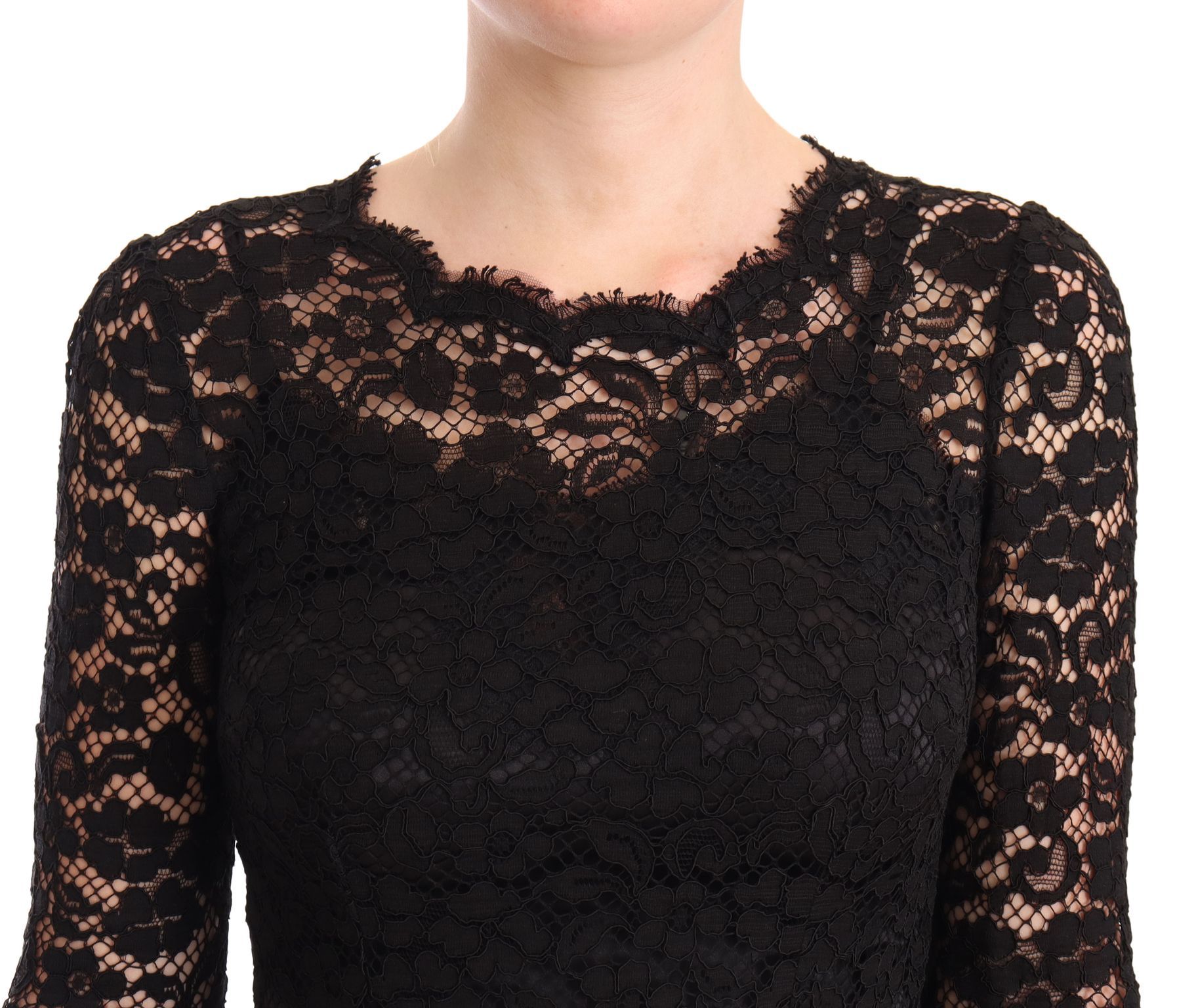 Elegant Laminated Lace Mermaid Dress hover