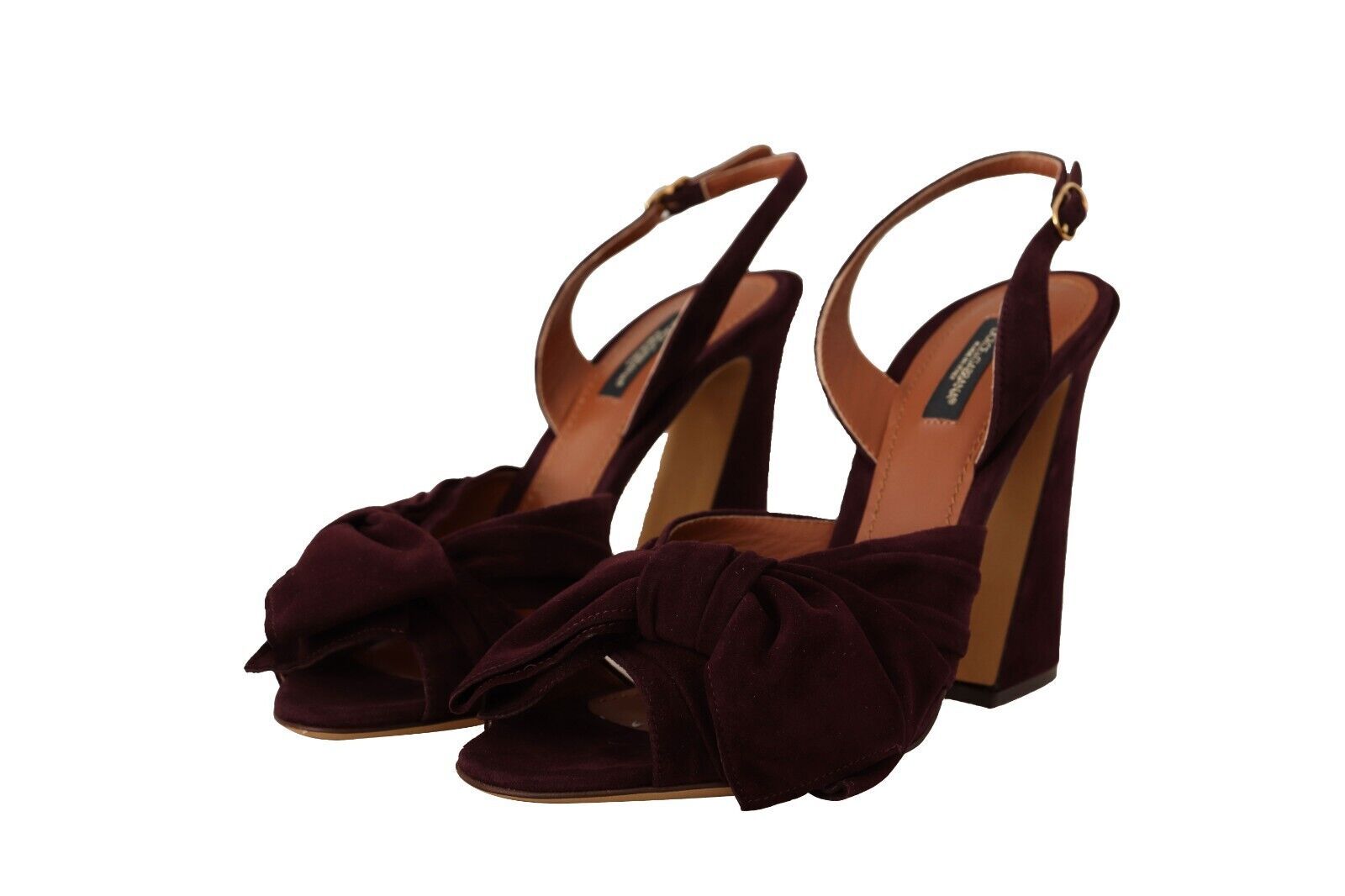 Elegant Purple Suede Heels Sandals hover