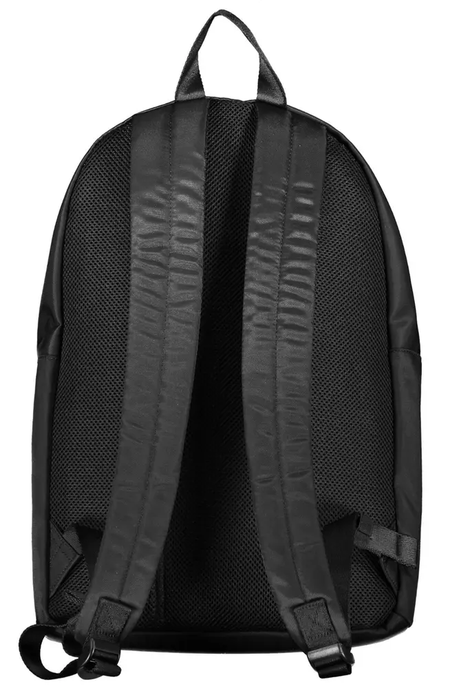 Black Polyester Men Backpack hover