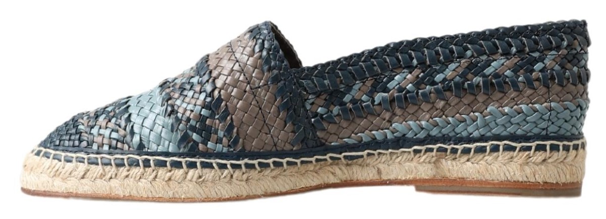 Sumptuous Woven Leather Espadrilles hover