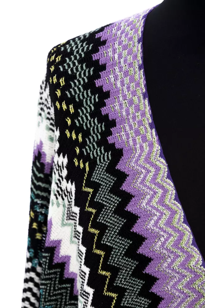Multicolor Wool Women Poncho hover