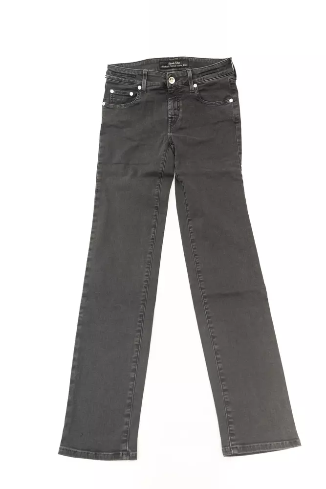 Black Cotton Women Jeans hover