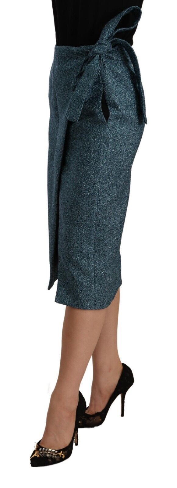 Elegant High Waist Wrap Skirt hover