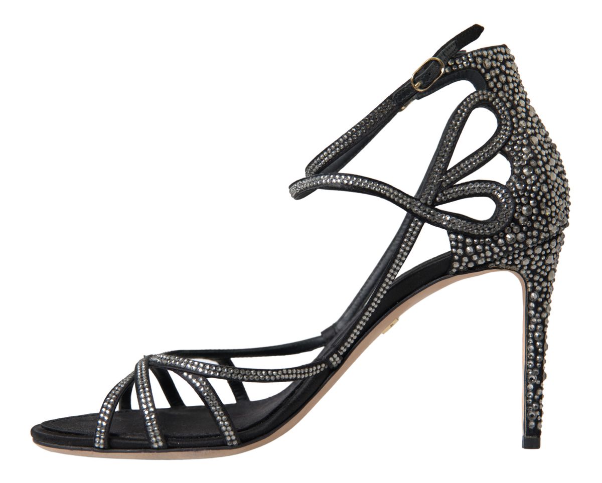Elegant Keira Rhinestone Stiletto Sandals hover