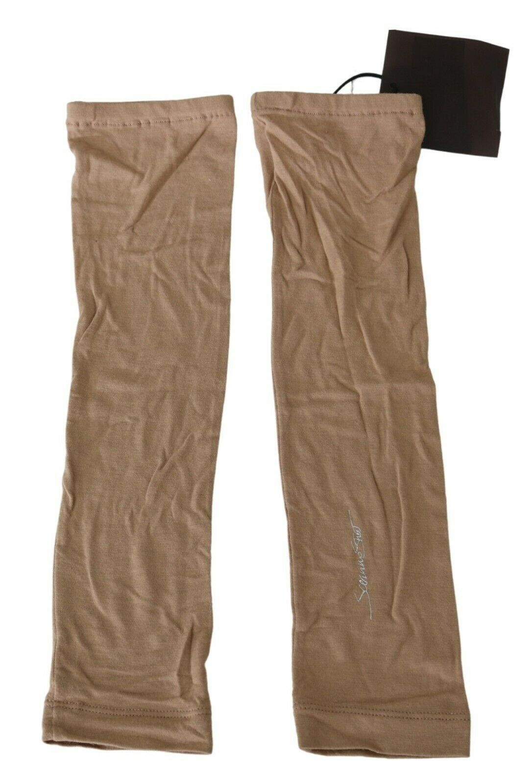 Beige Knitted Arm Warmers hover