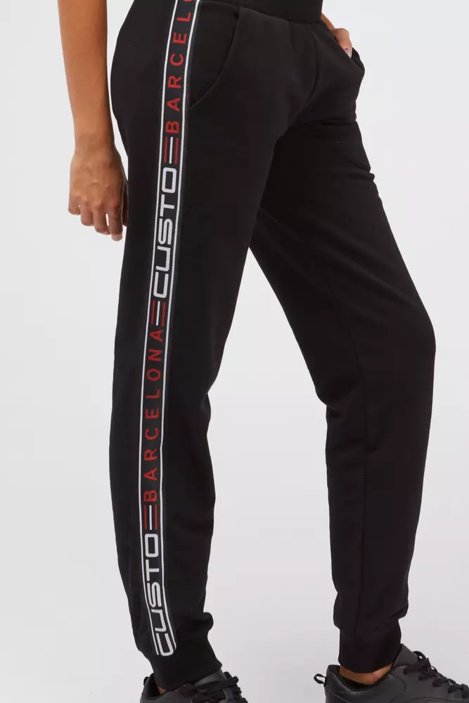 Black Cotton Women Sweatpant hover