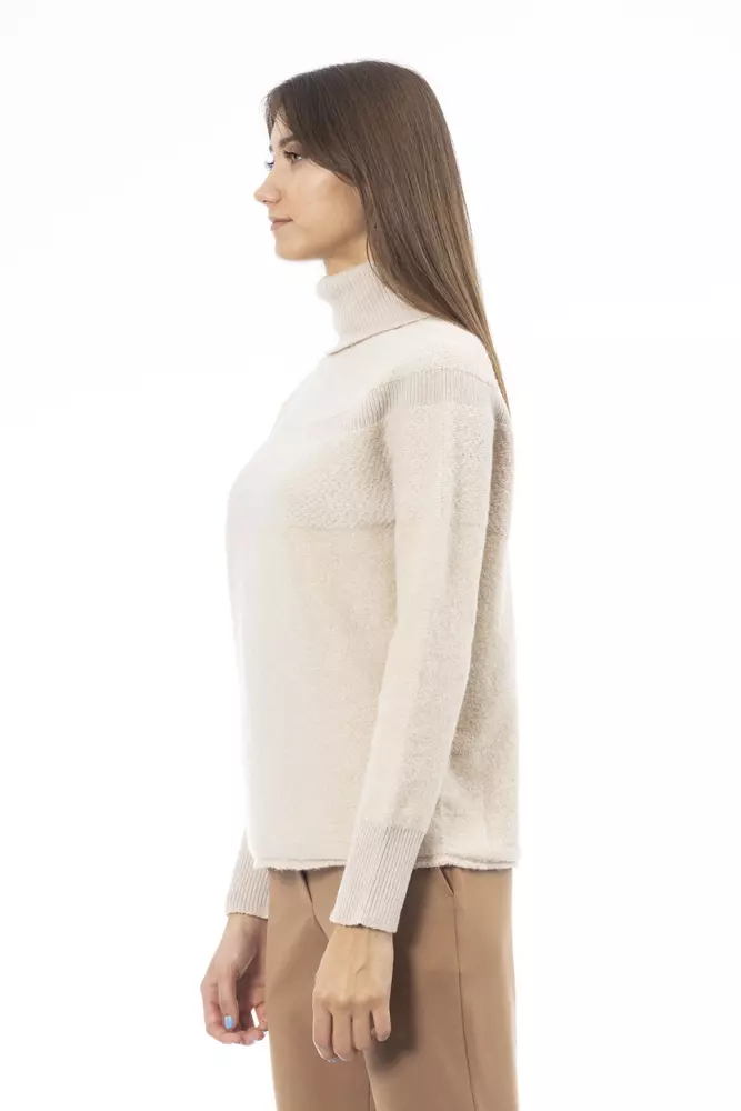 Beige Wool Women Sweater hover