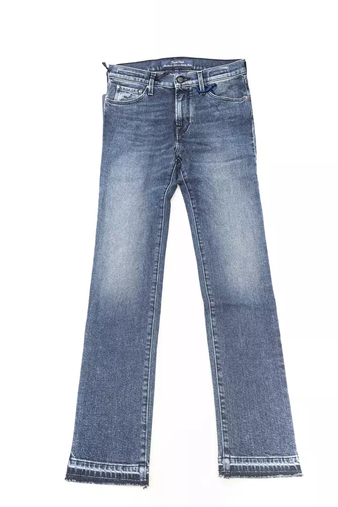 Blue Cotton Women Jeans hover