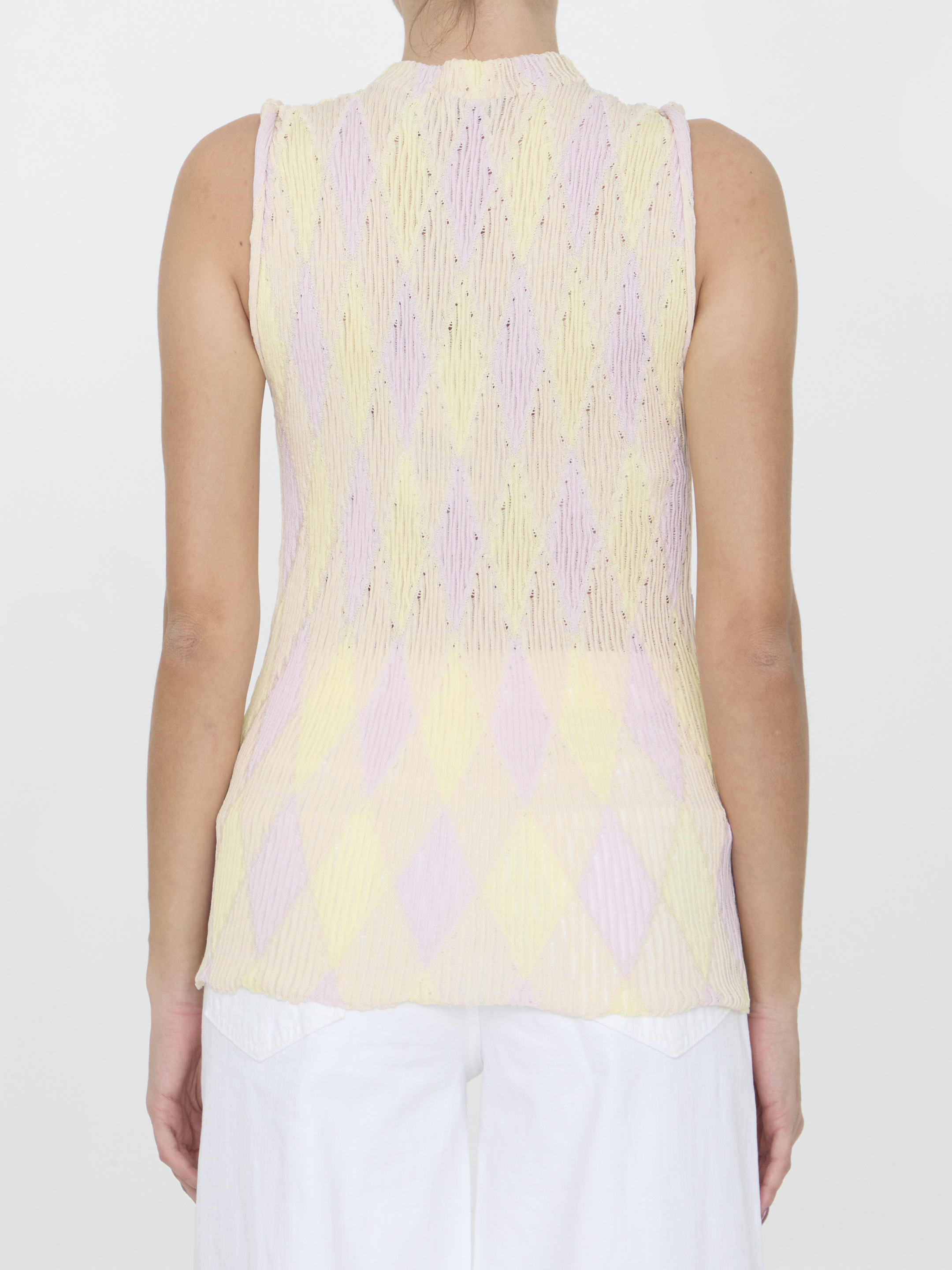 Argyle top