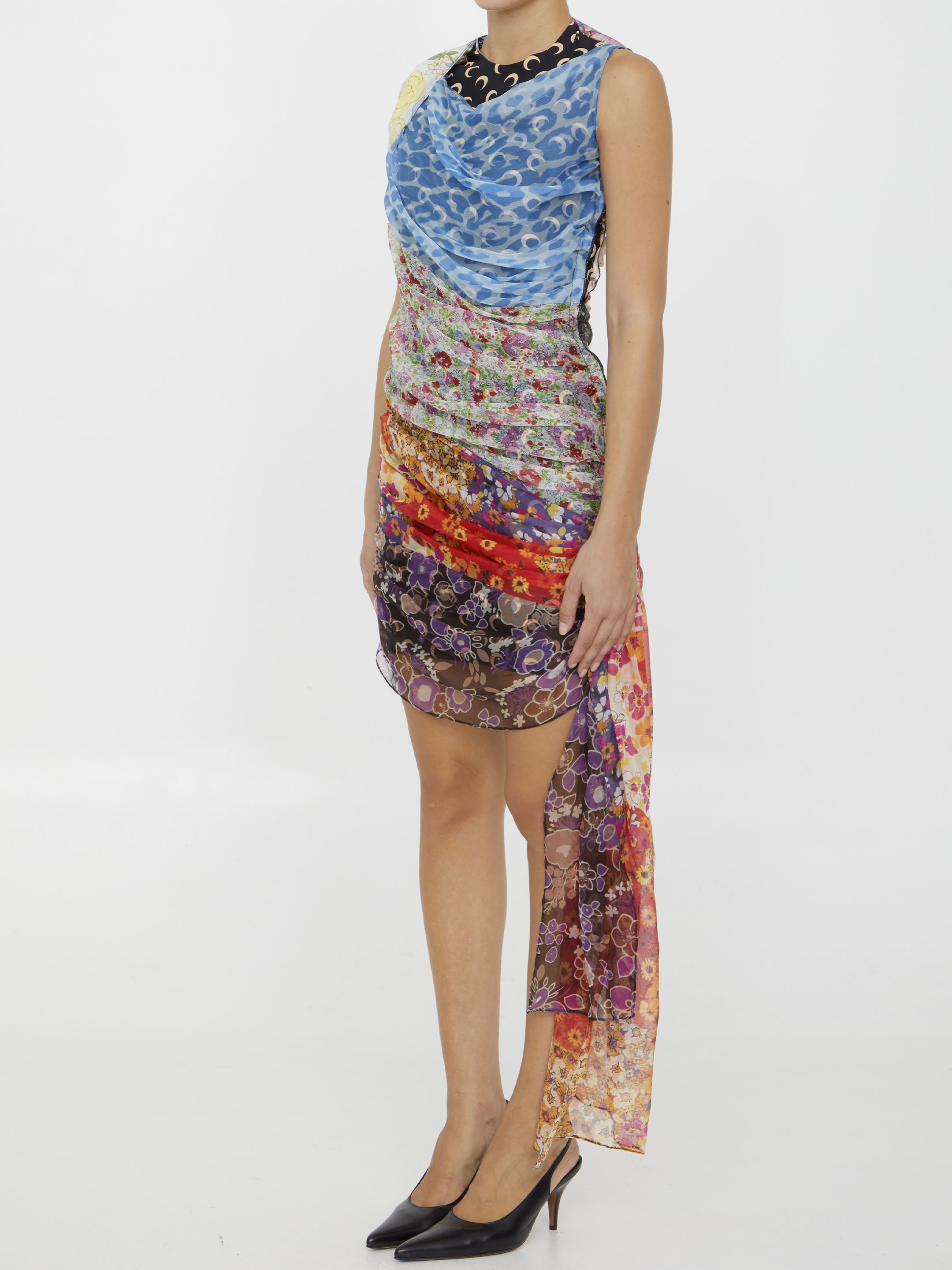 Regenerated Scarves dress