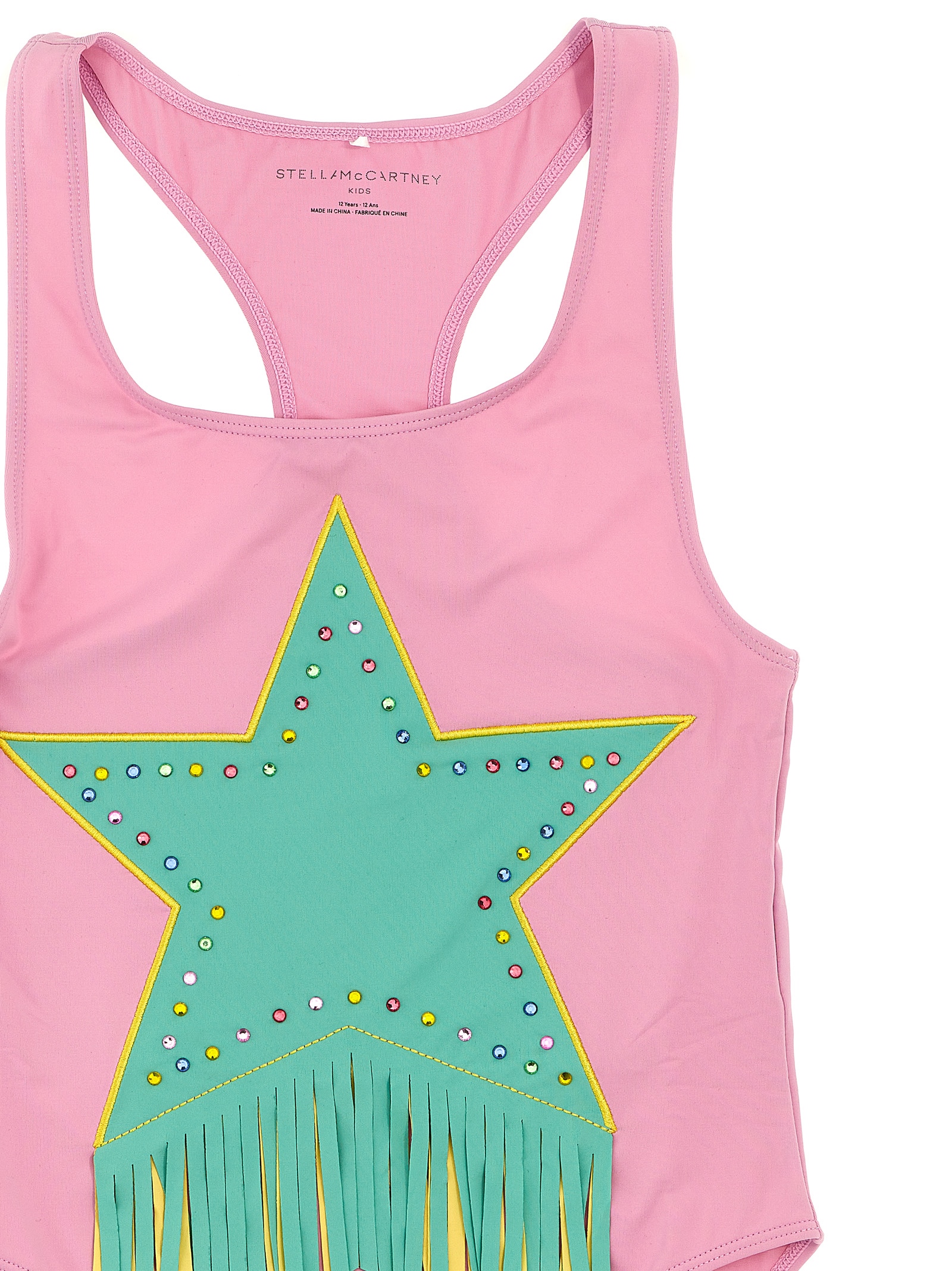 Fringed star one-piece swimsuit