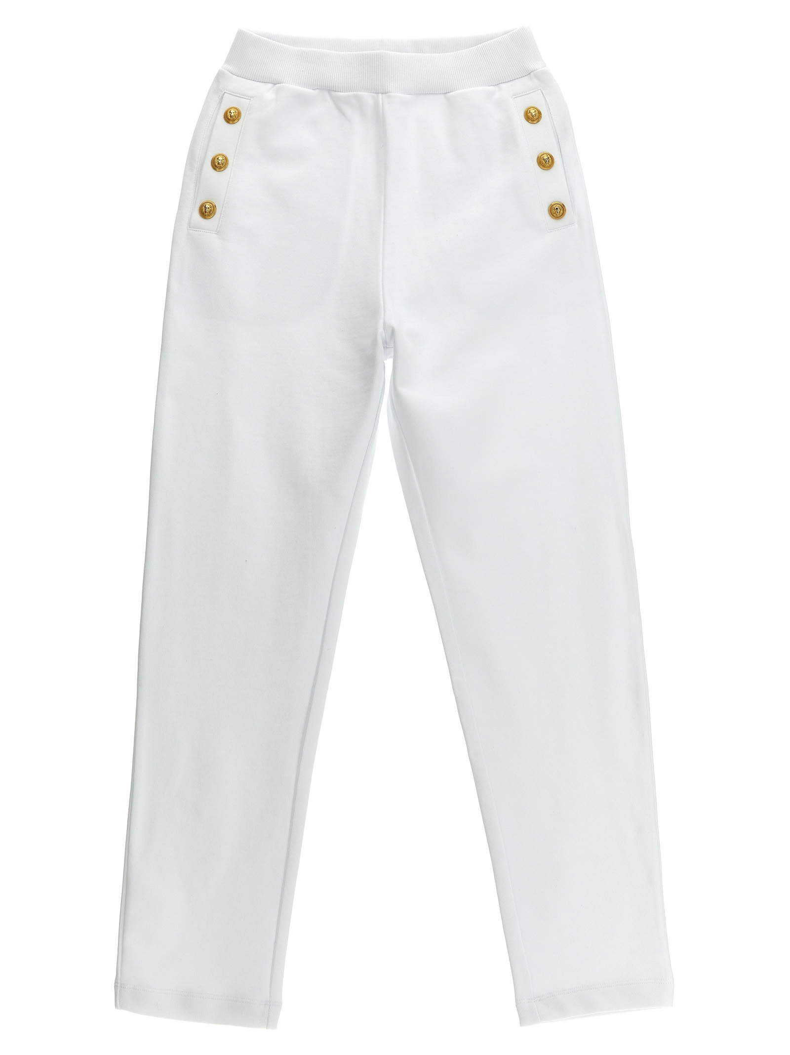 Logo button joggers