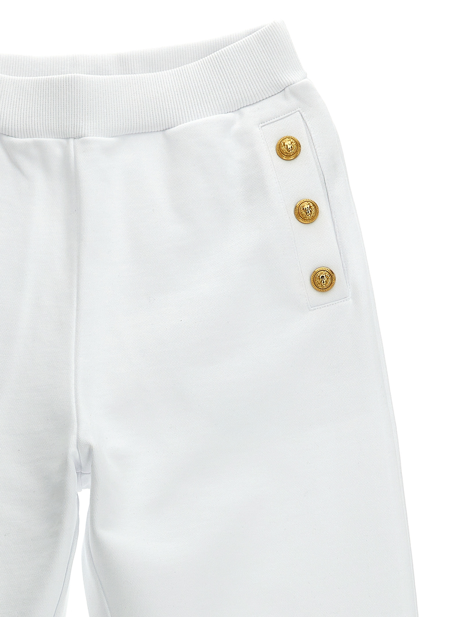 Logo button joggers