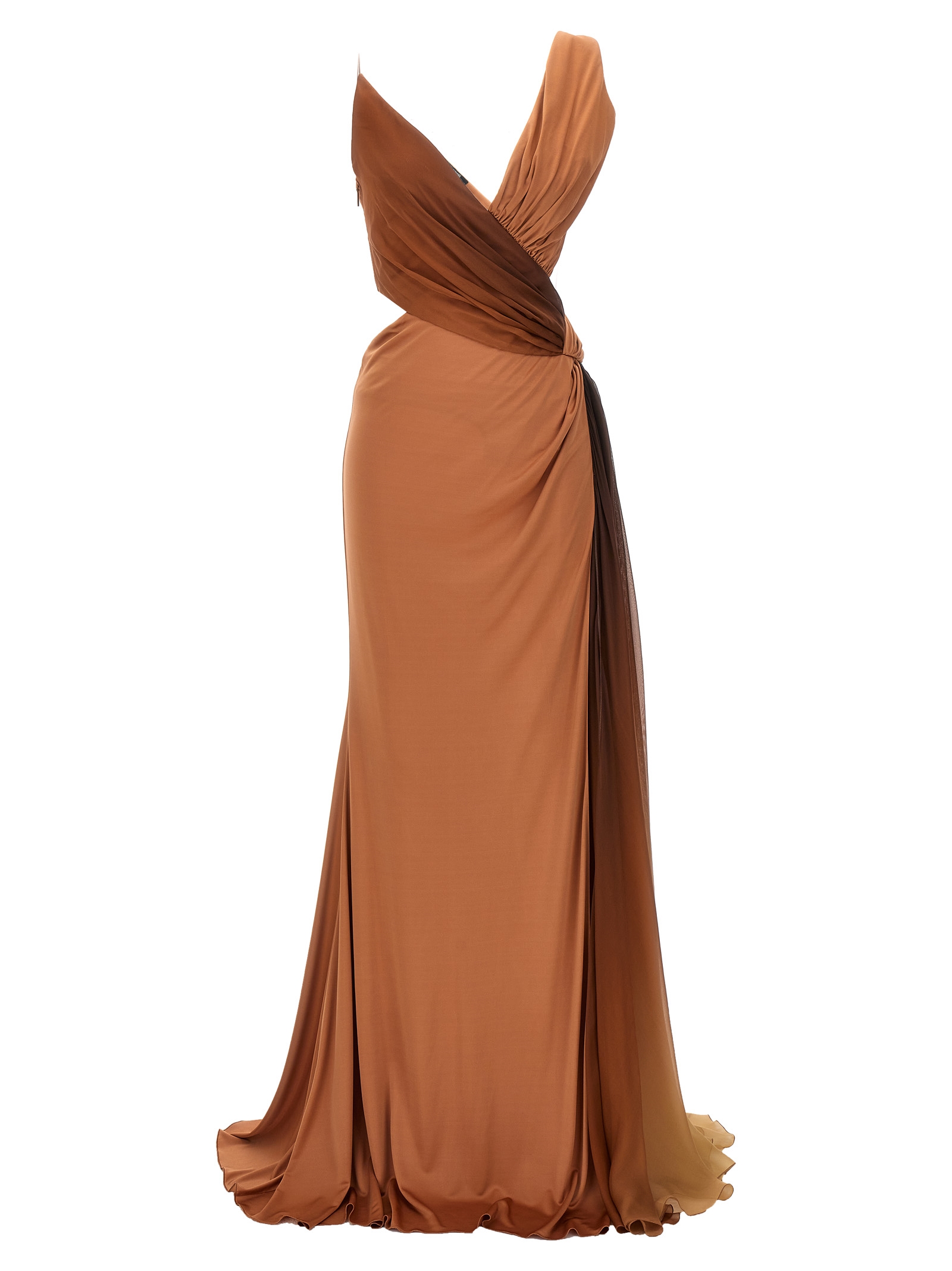 Draped maxi dress