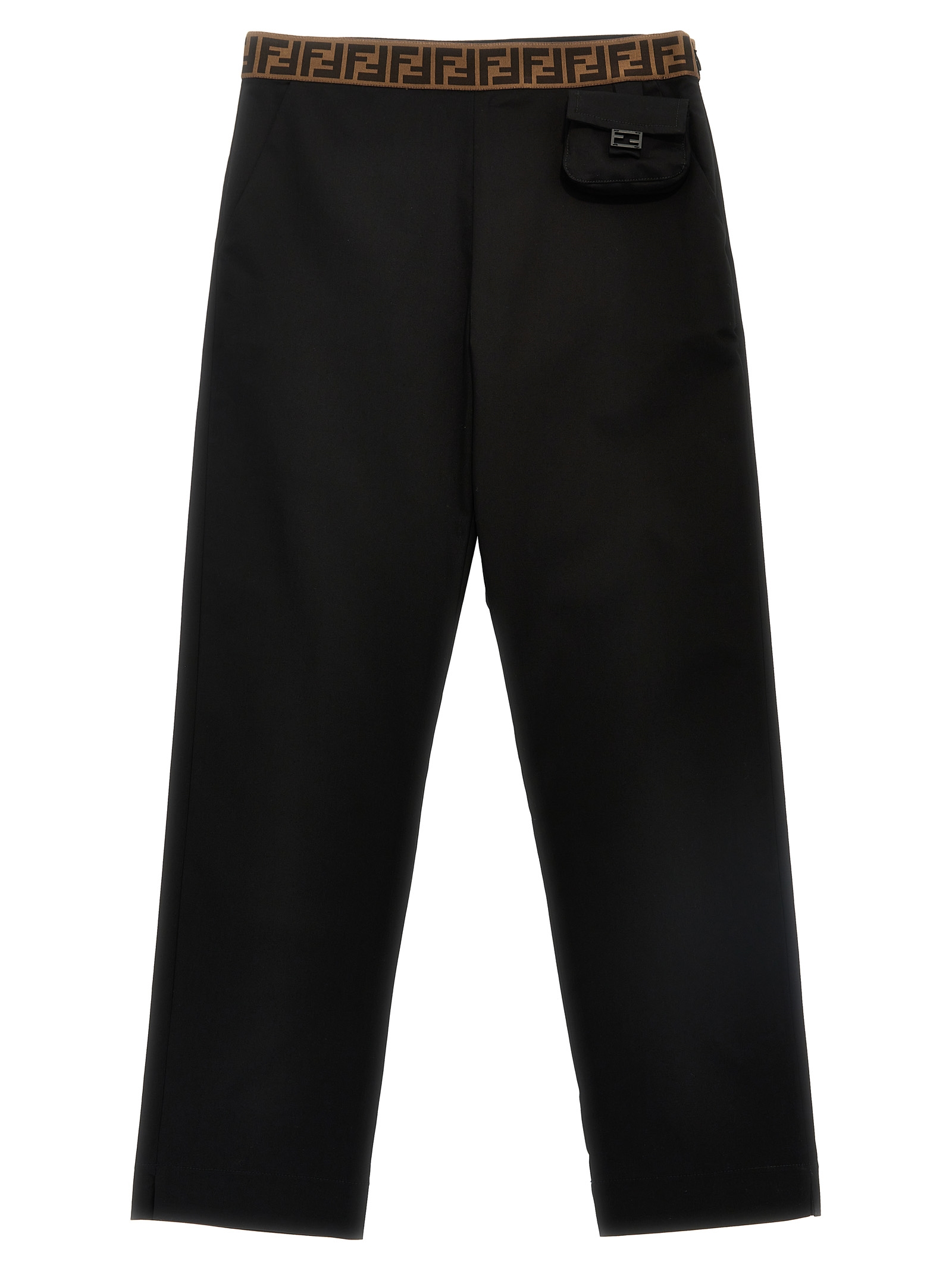Logo band pants