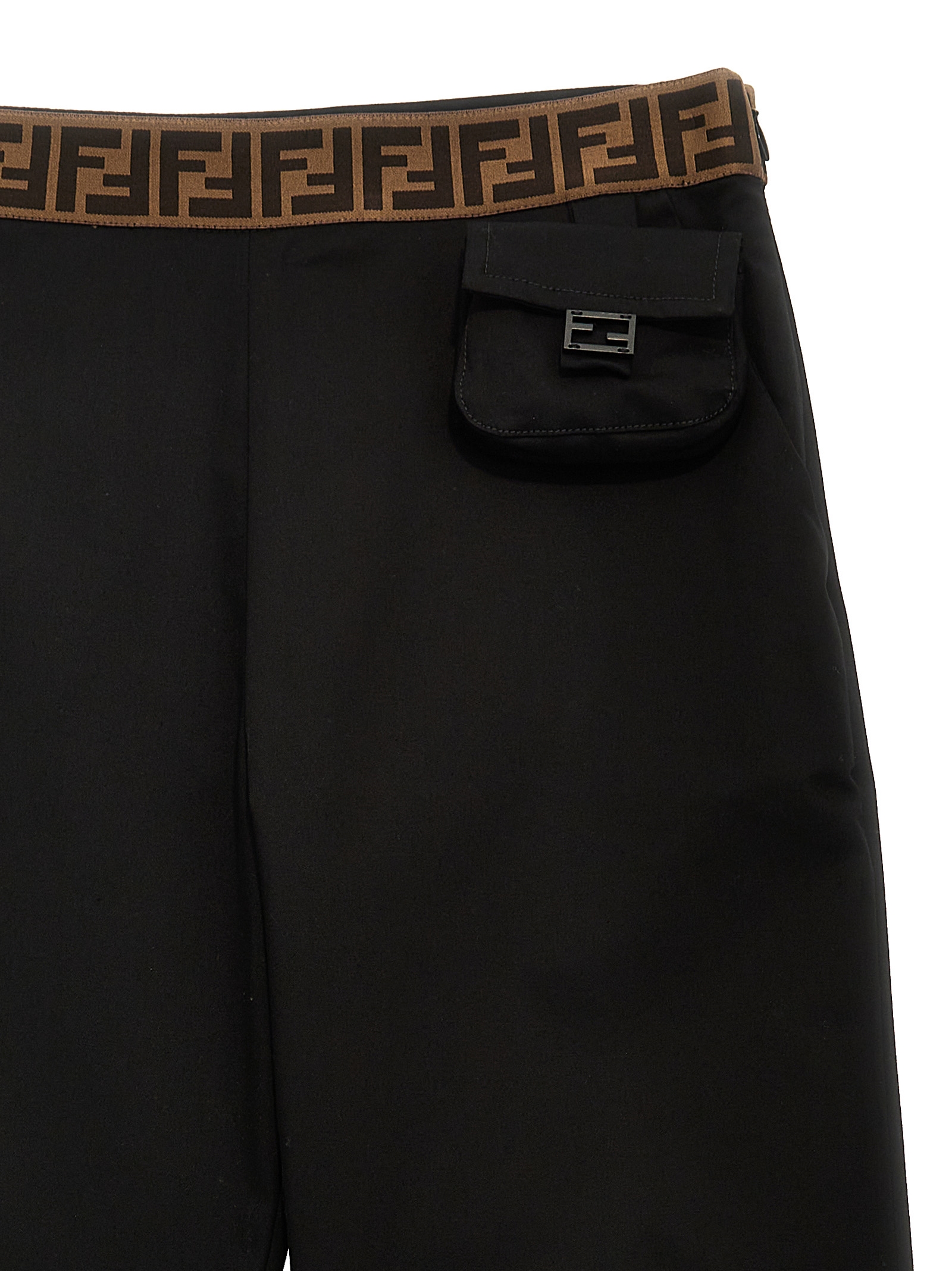 Logo band pants