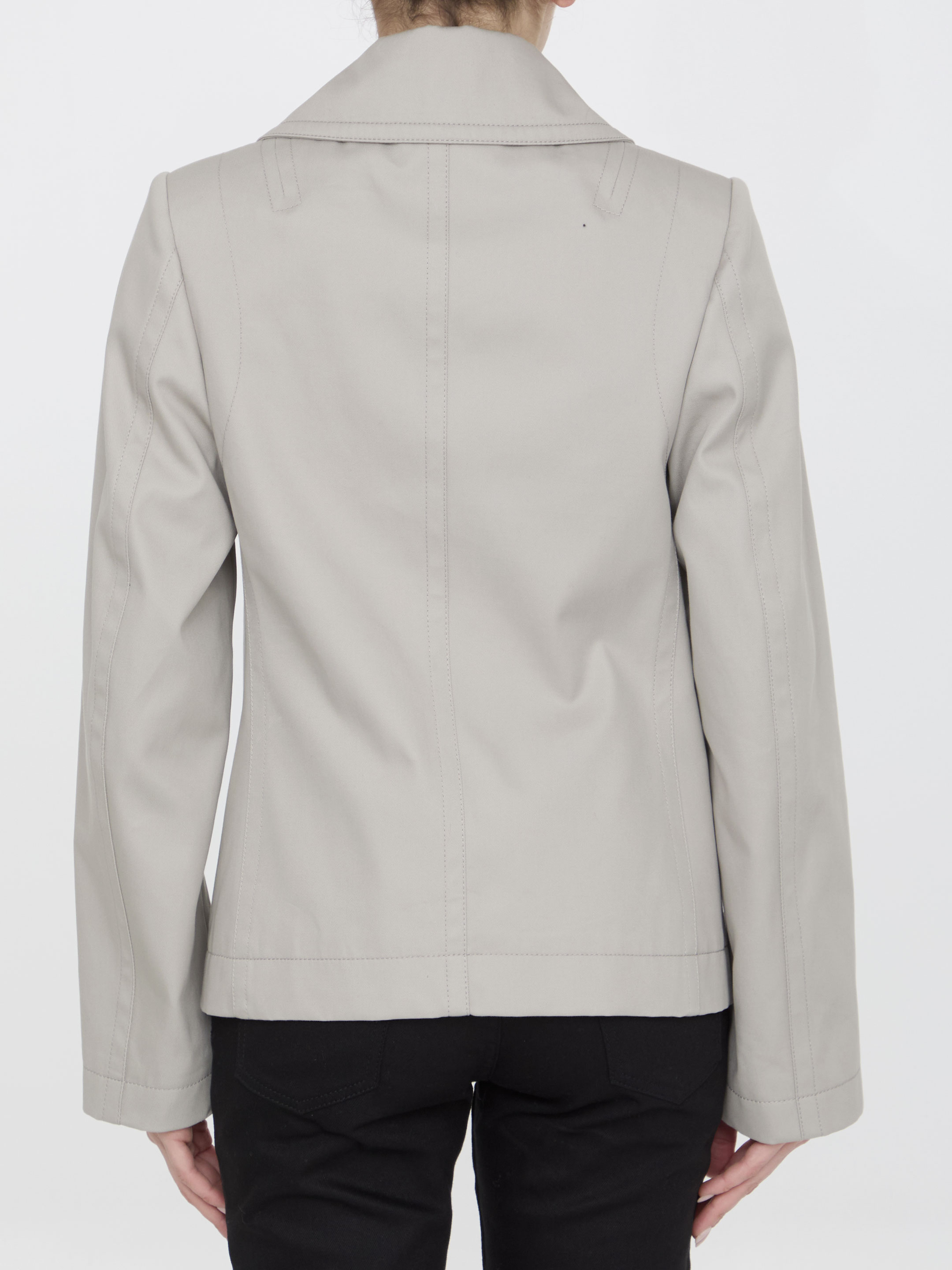 Double-breasted peacoat