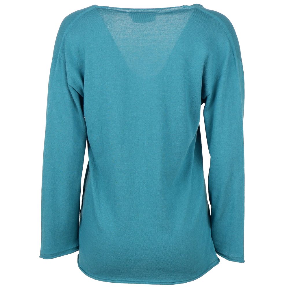 Green Cotton Sweater hover