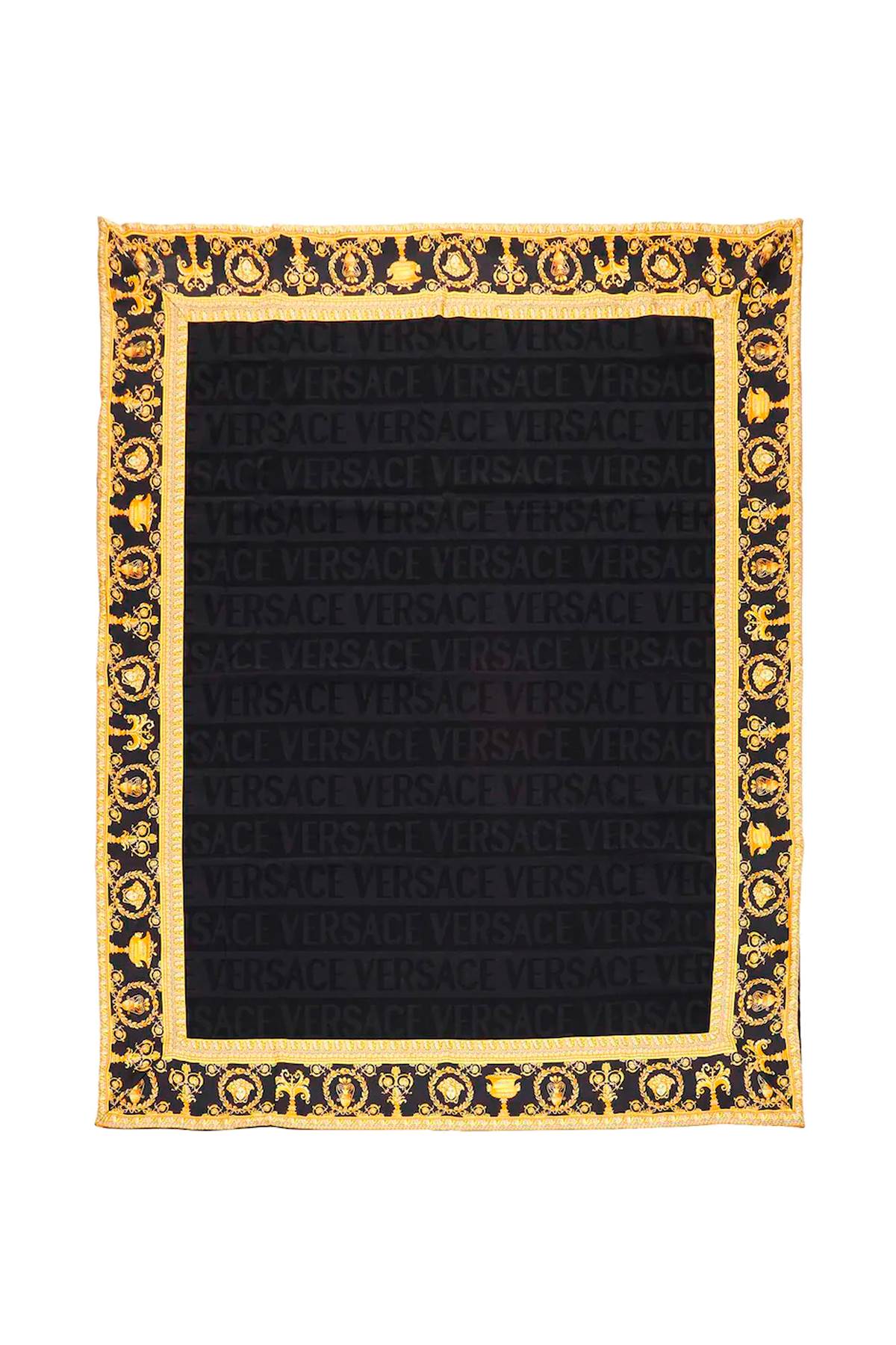 'i ♡ baroque' wool blanket hover