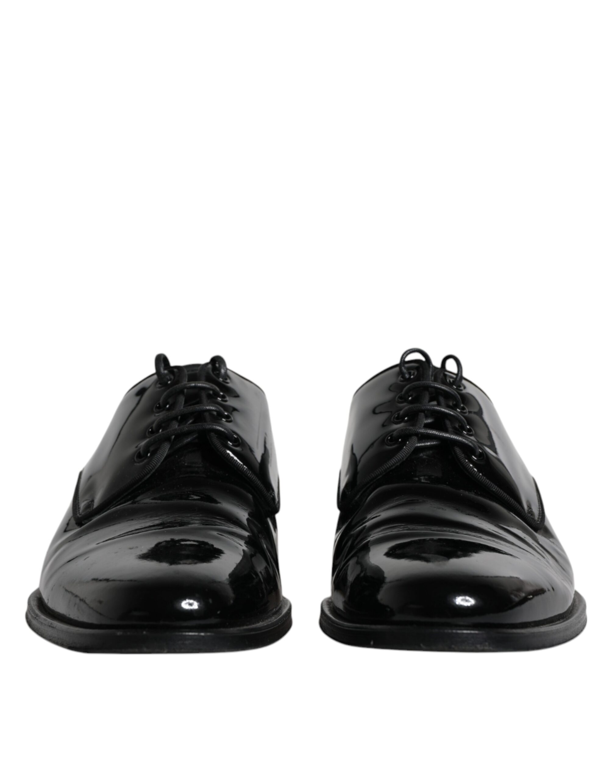 Black Leather Lace Up Men Derby Formal Shoes hover