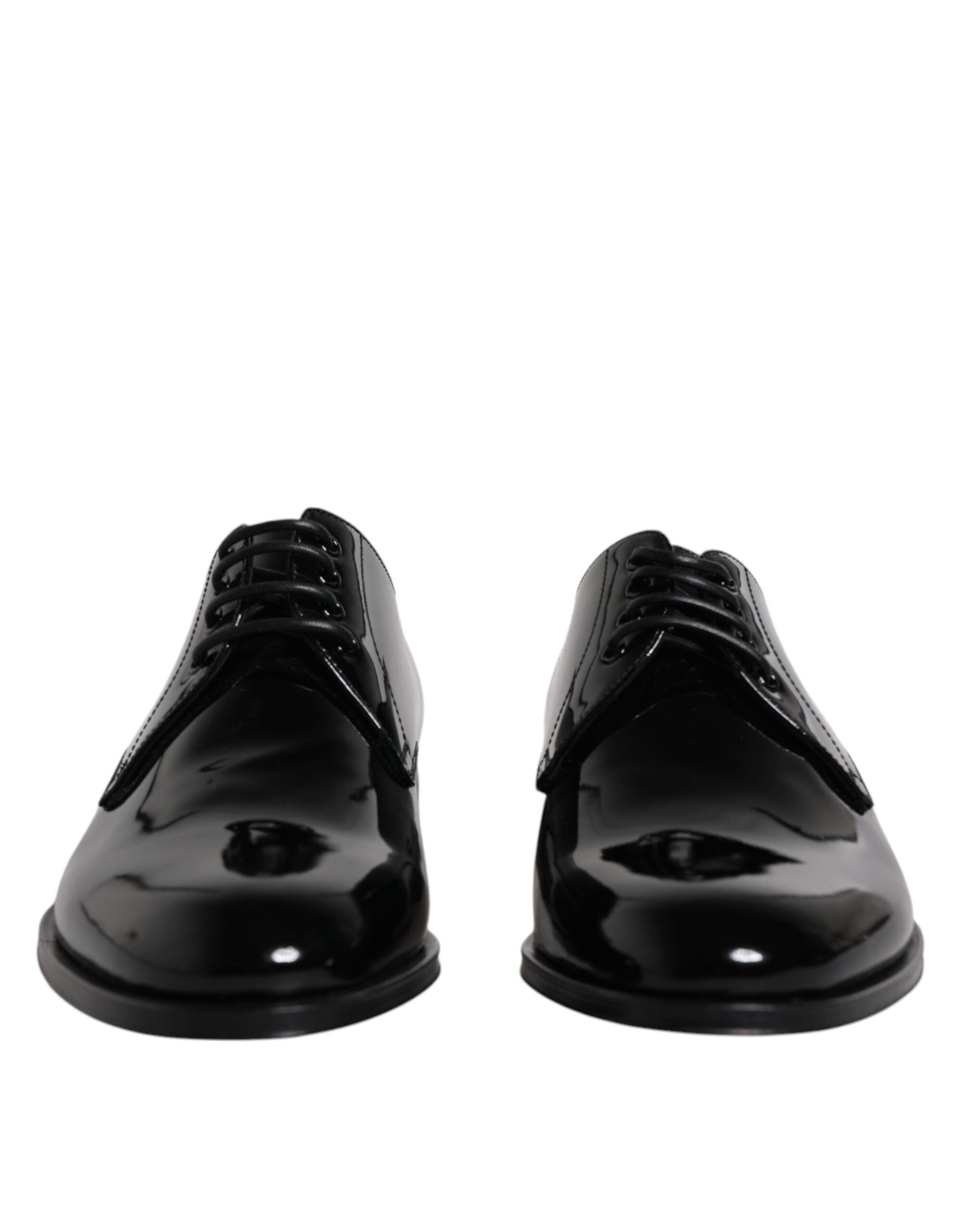 Black Patent Leather Derby Formal Dress Shoes hover
