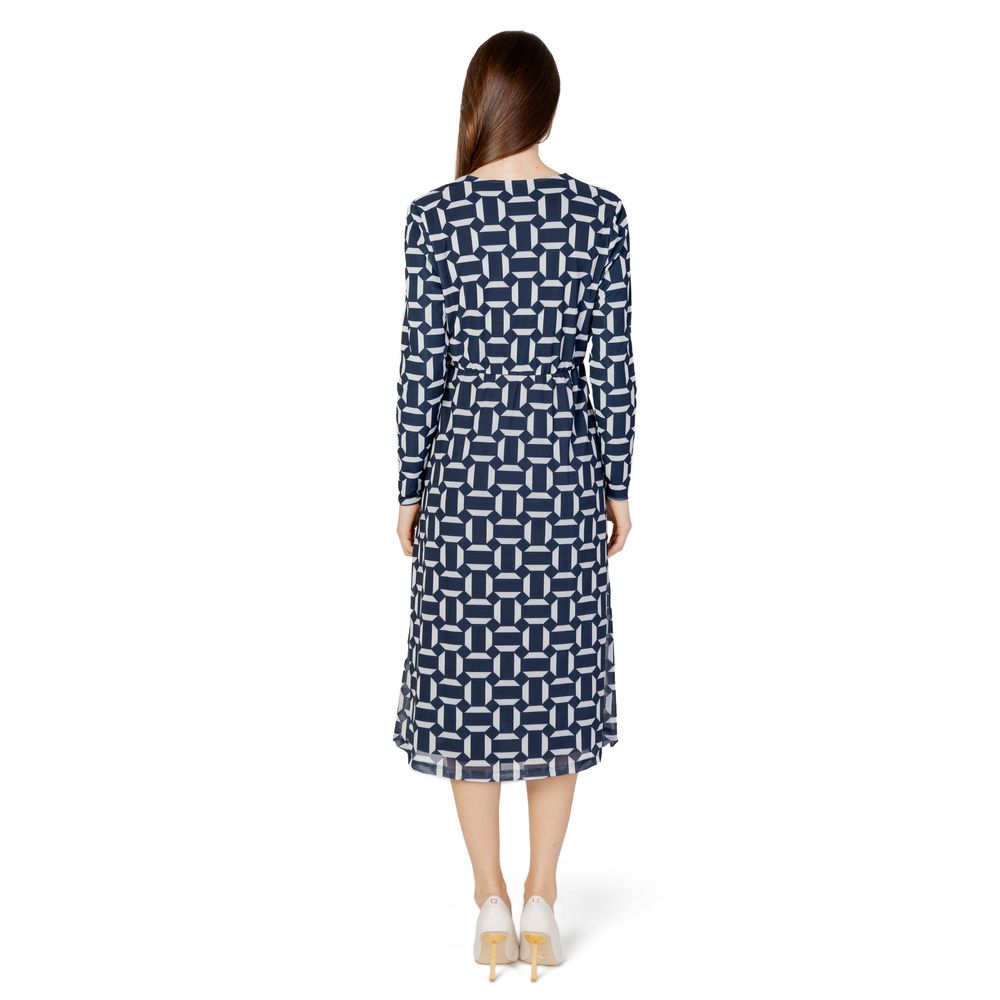 Blue Polyester Dress hover