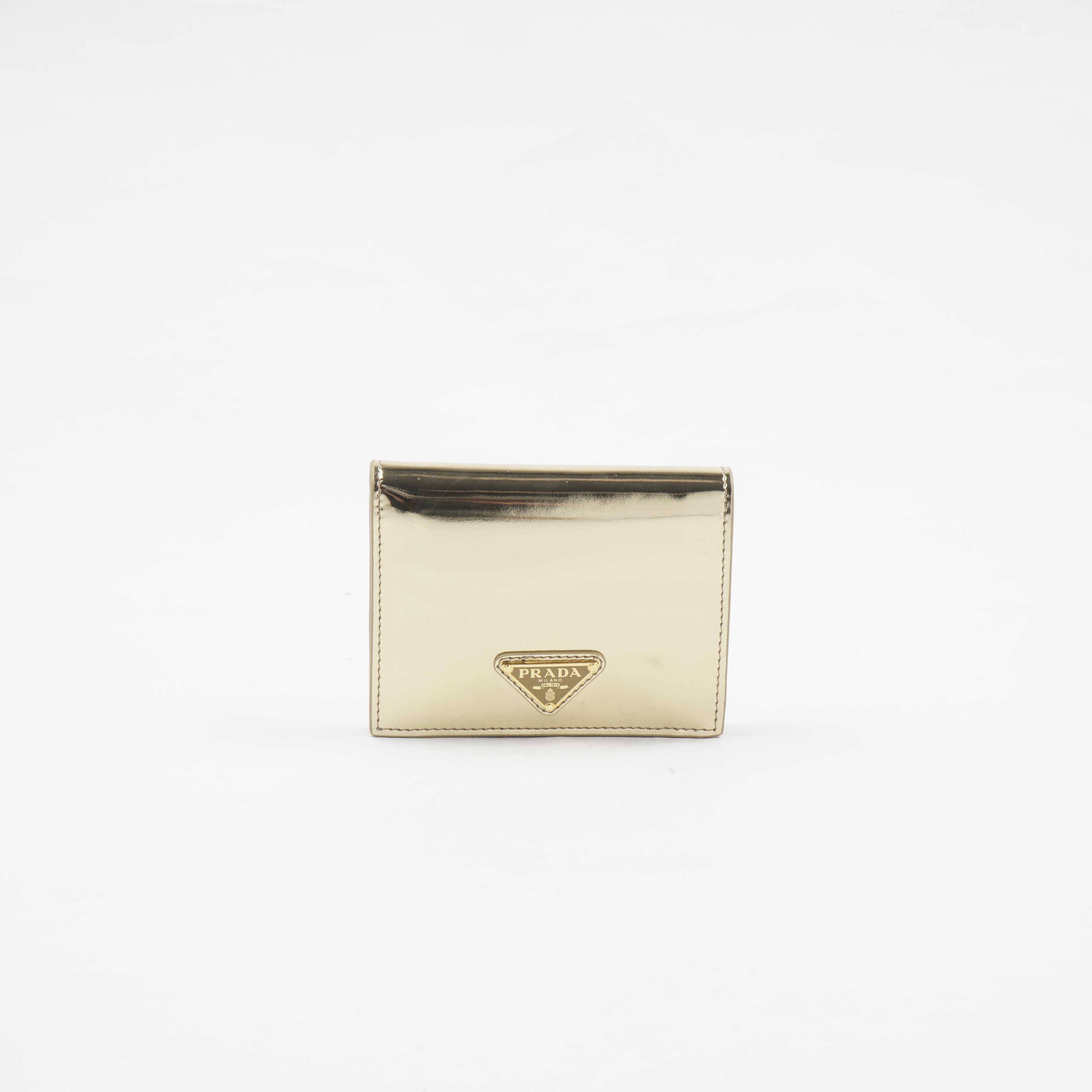 Prada Wallets Golden