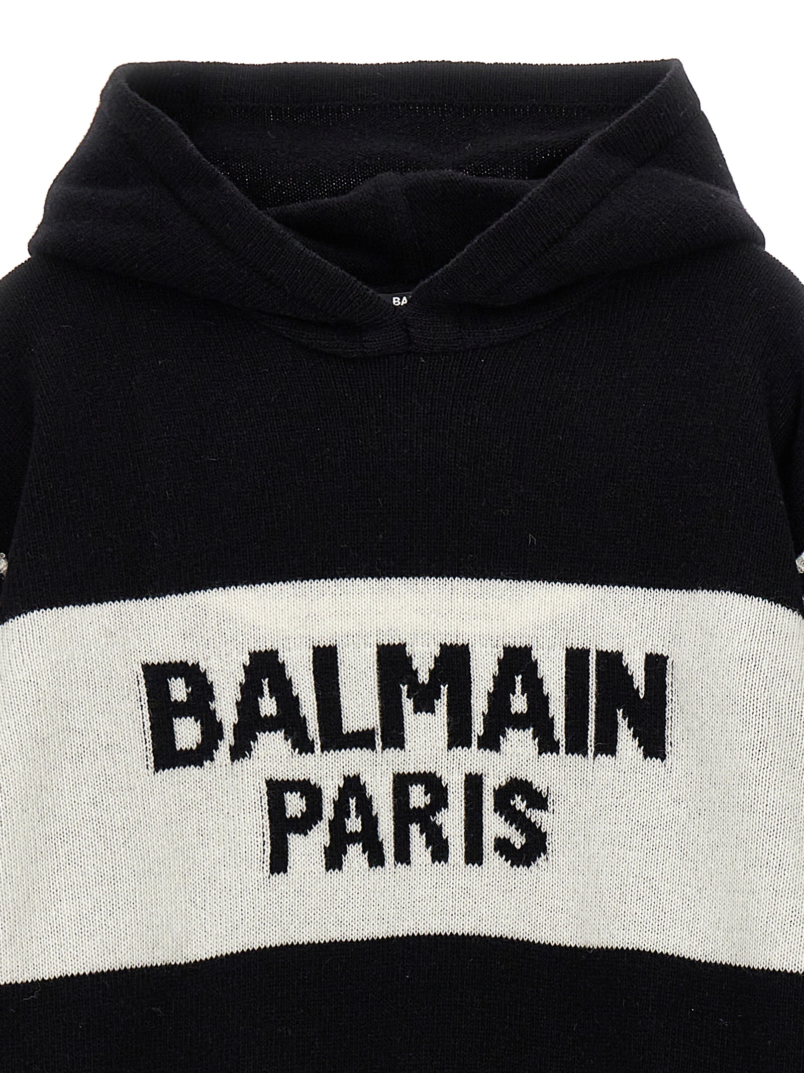 Logo hooded dress