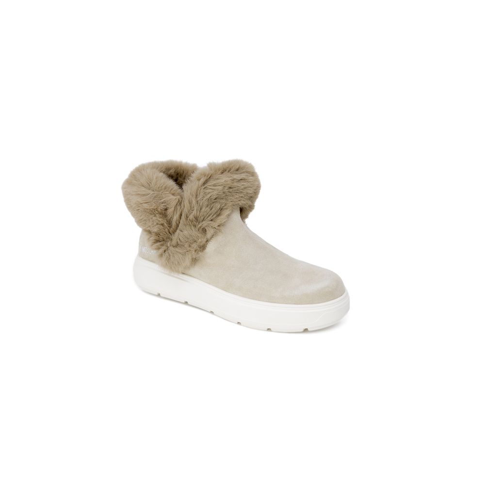 Beige Leather Sneaker hover