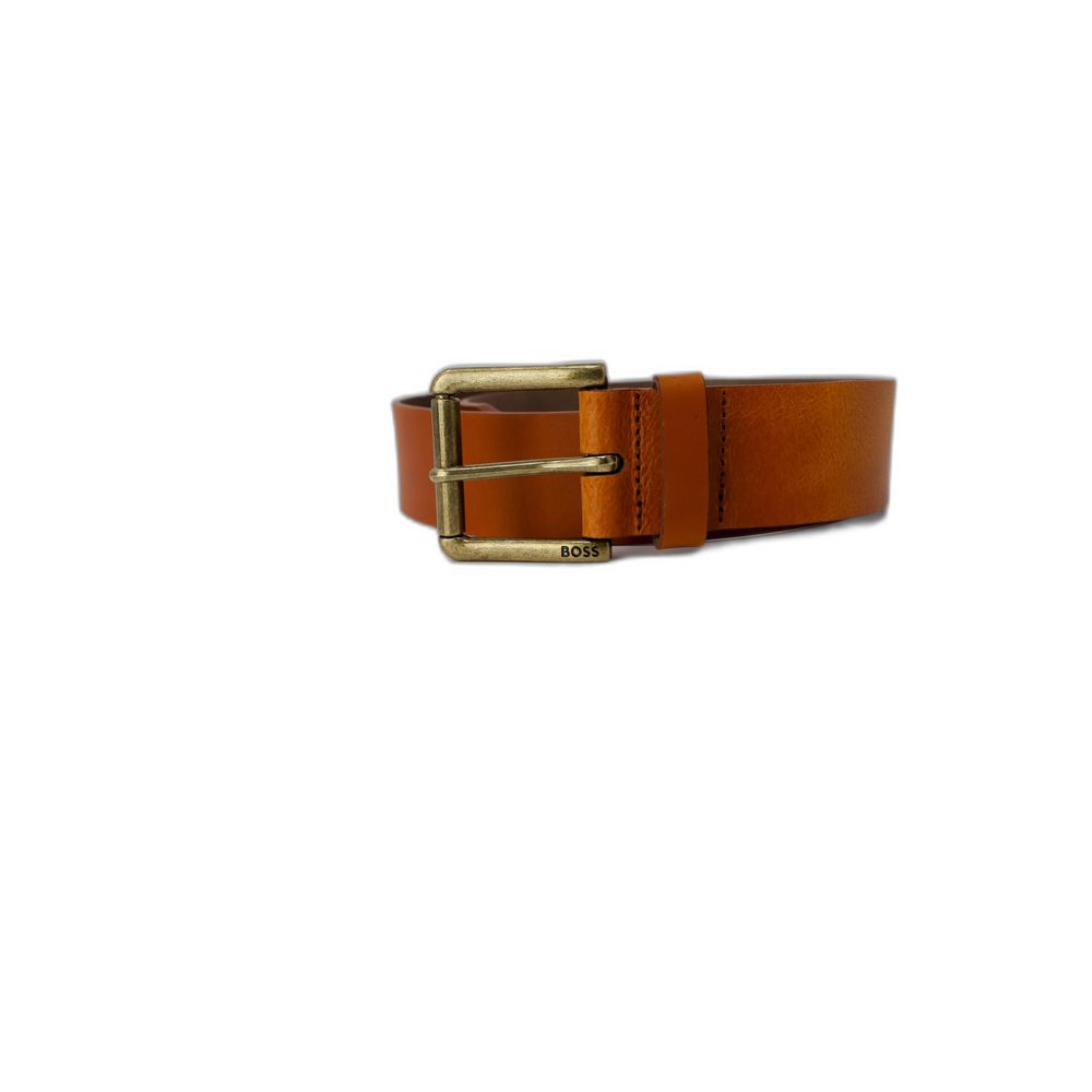 Beige Leather Belt hover