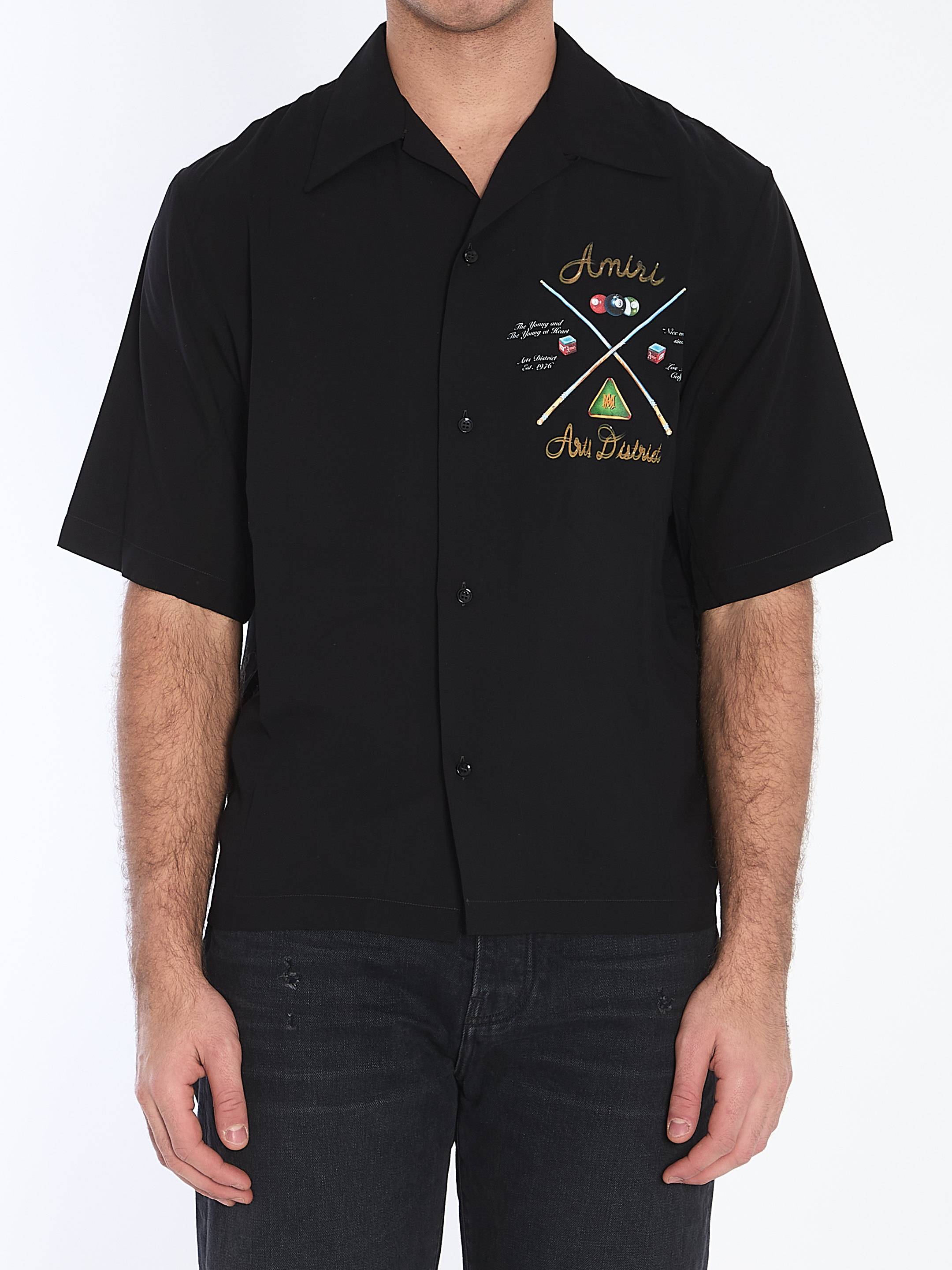 Amiri Pool Cue Bowling shirt
