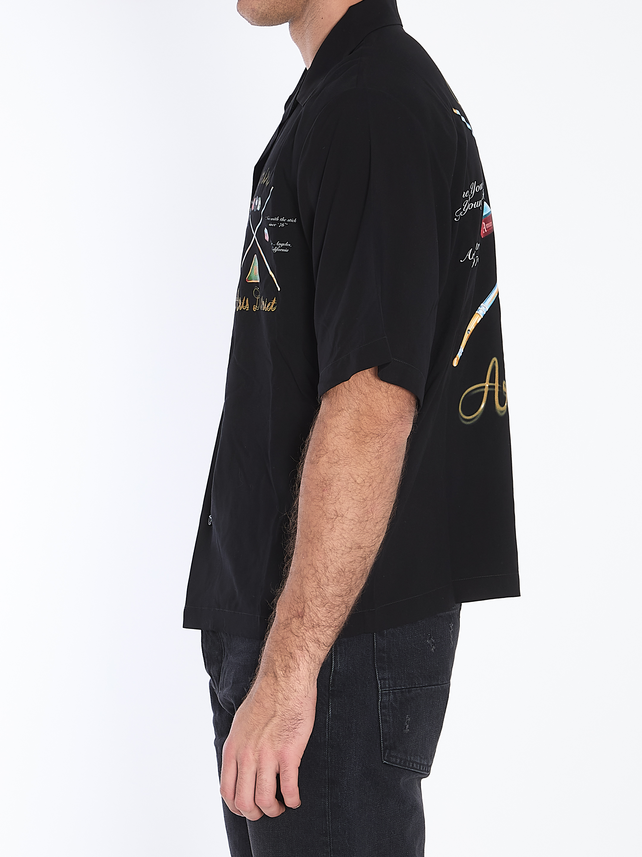 Amiri Pool Cue Bowling shirt