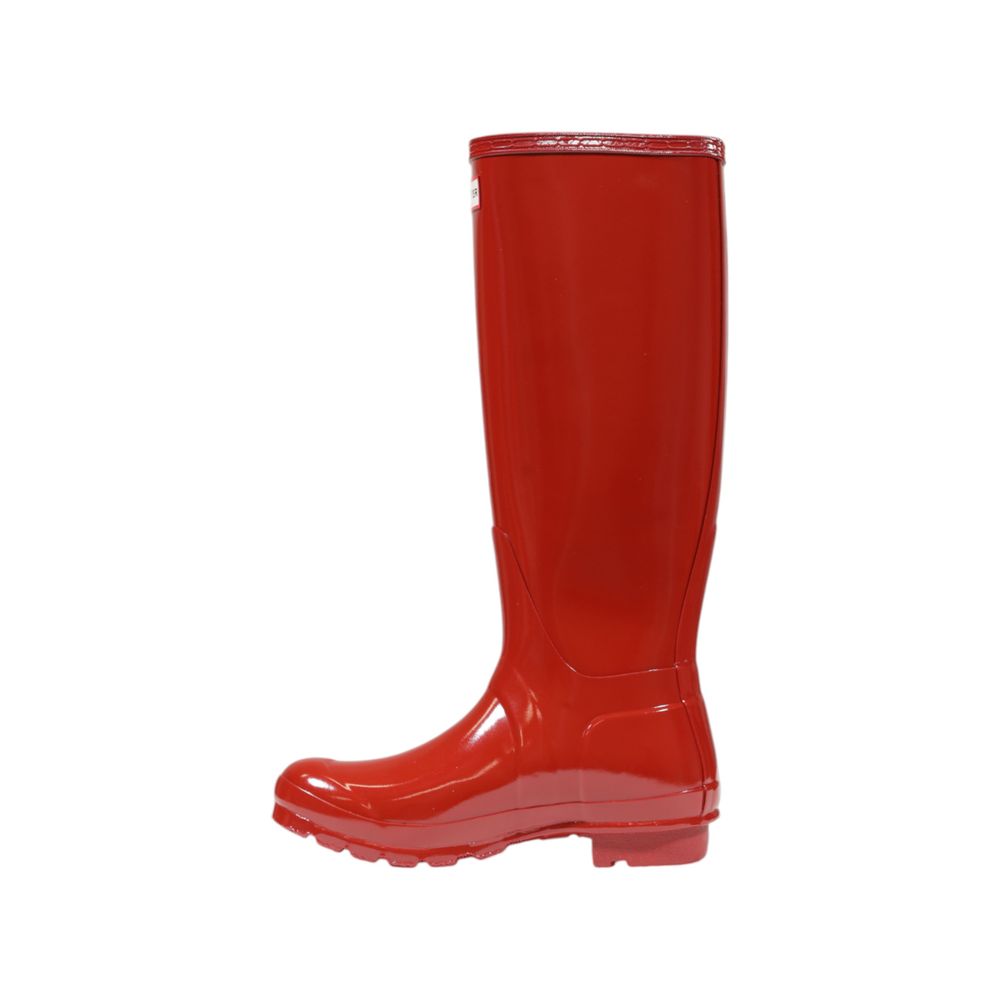 Red Polyester Polyester Boot