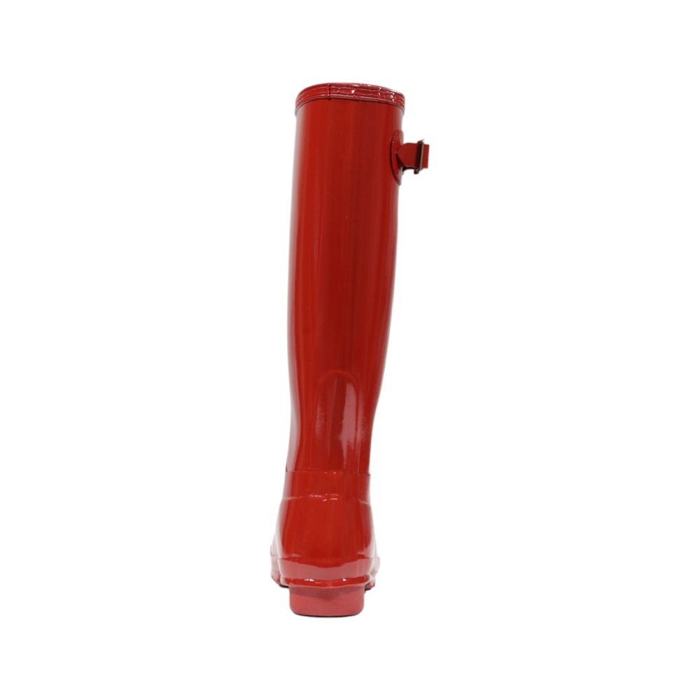 Red Polyester Polyester Boot