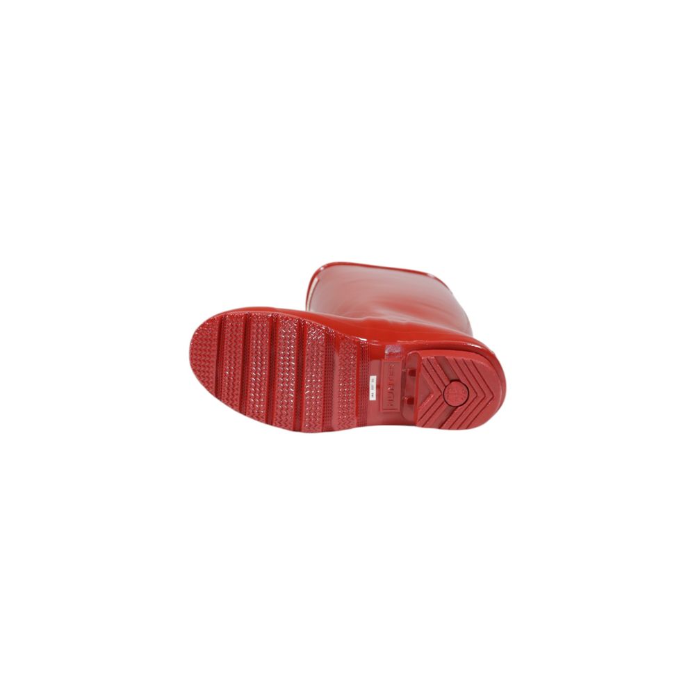 Red Polyester Polyester Boot