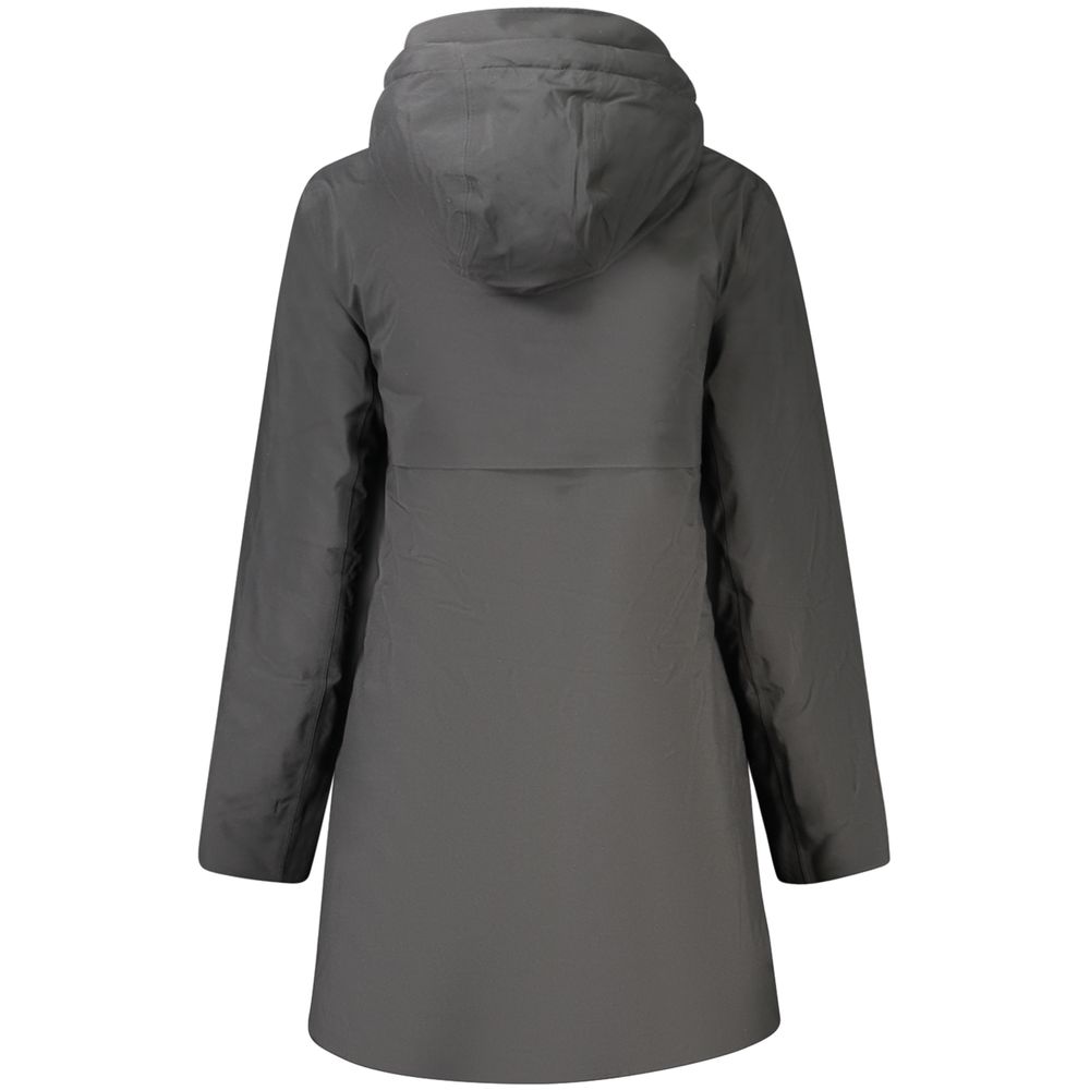 Black Polyester Jackets & Coat hover