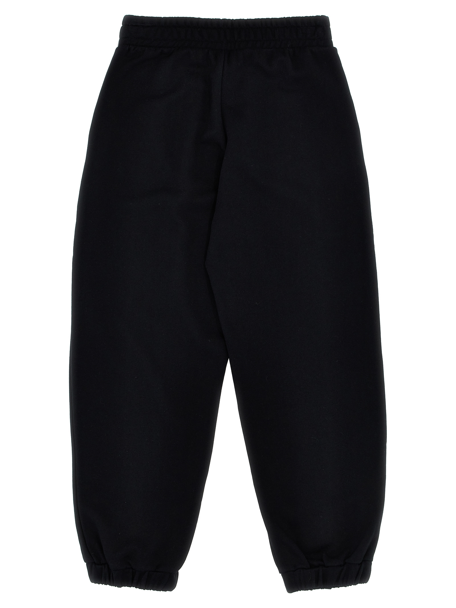 Flocked logo joggers