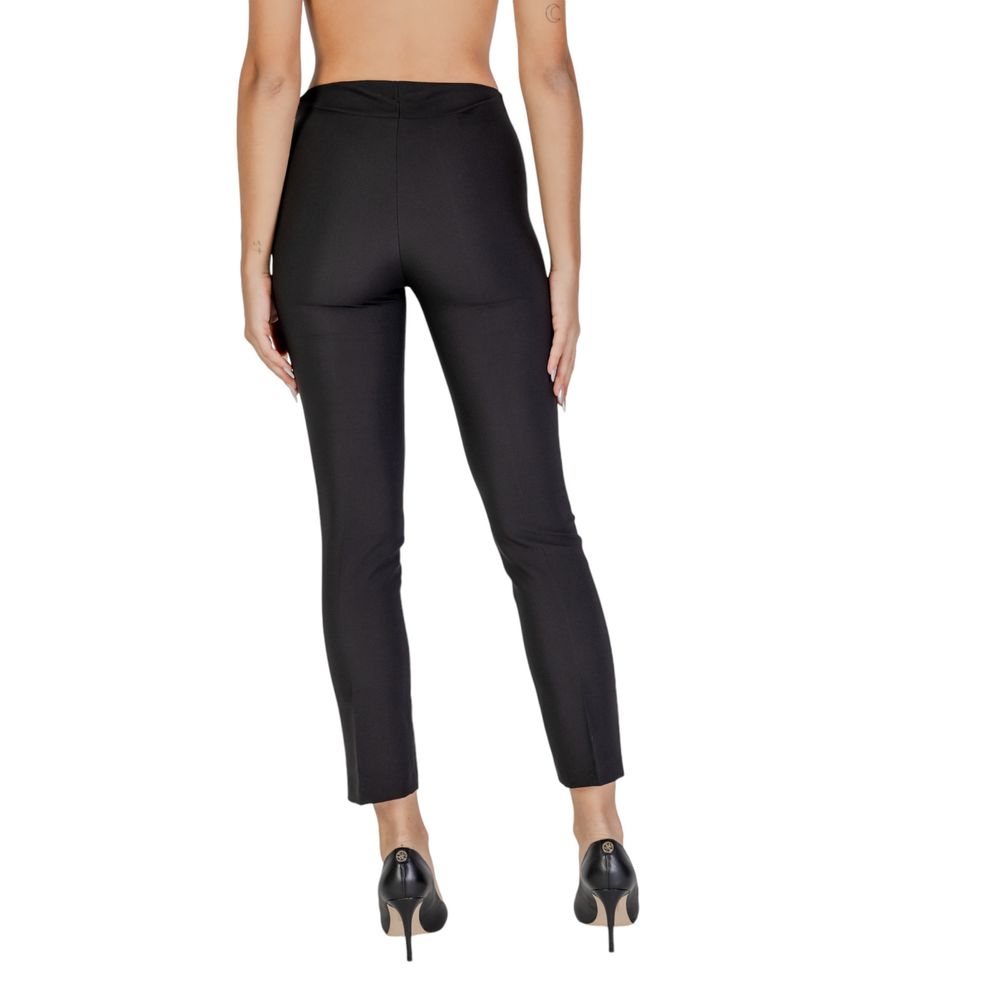 Black Polyester Jeans & Pant hover